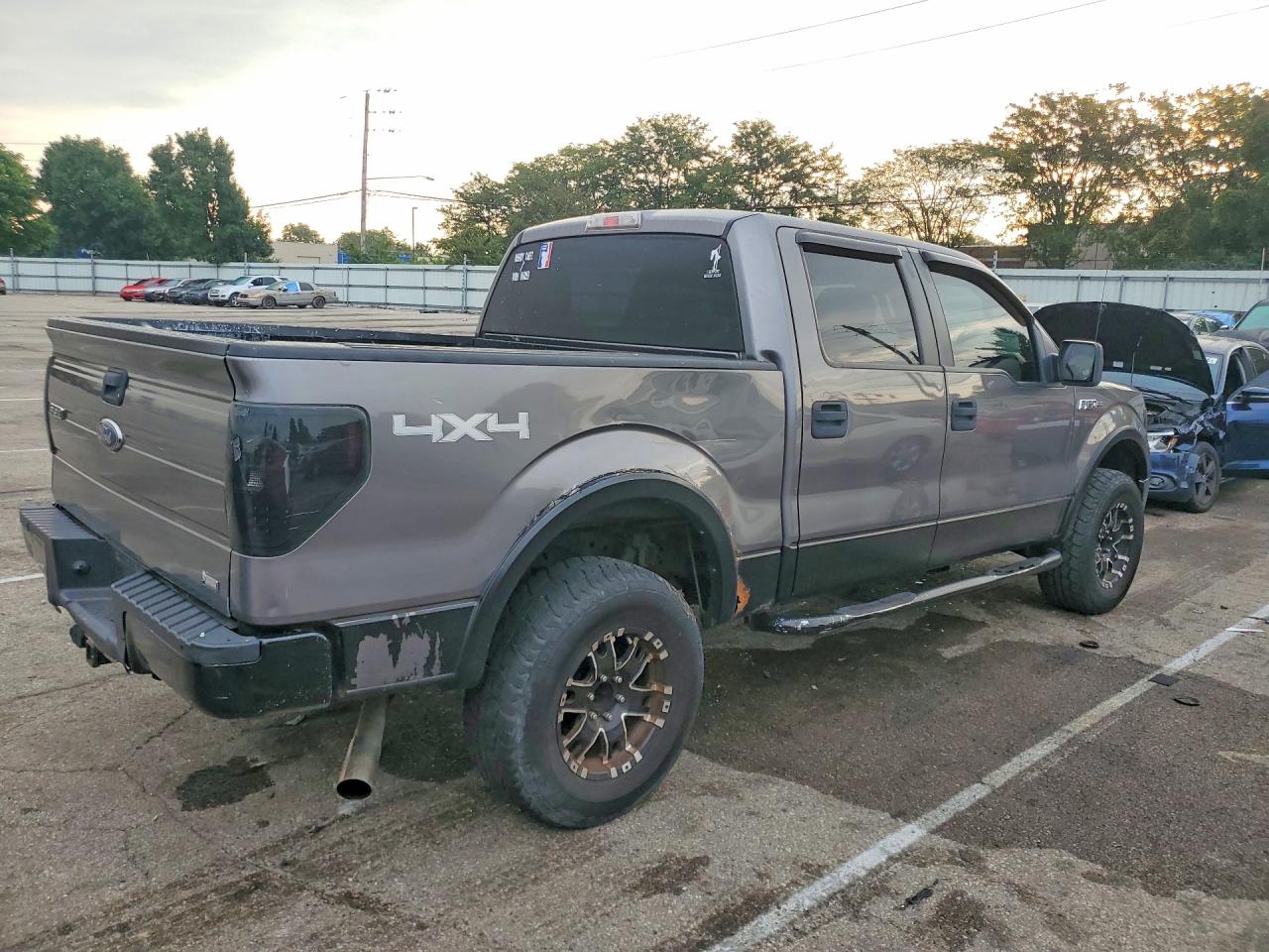 2010 Ford F150 Supercrew Gray vin: 1FTFW1EV6AFA19251
