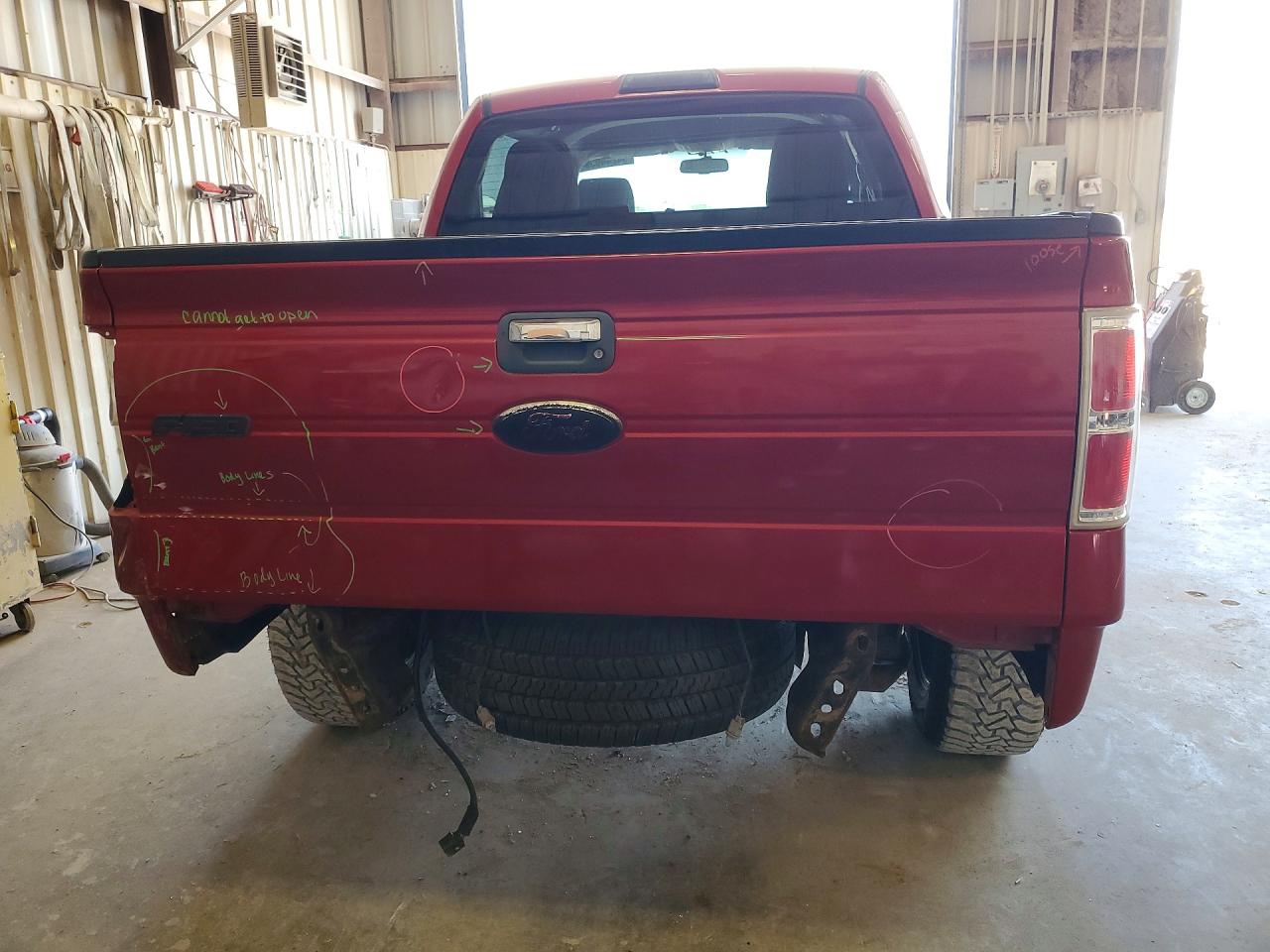 2010 Ford F150 Supercrew Red vin: 1FTFW1EV6AFA26880