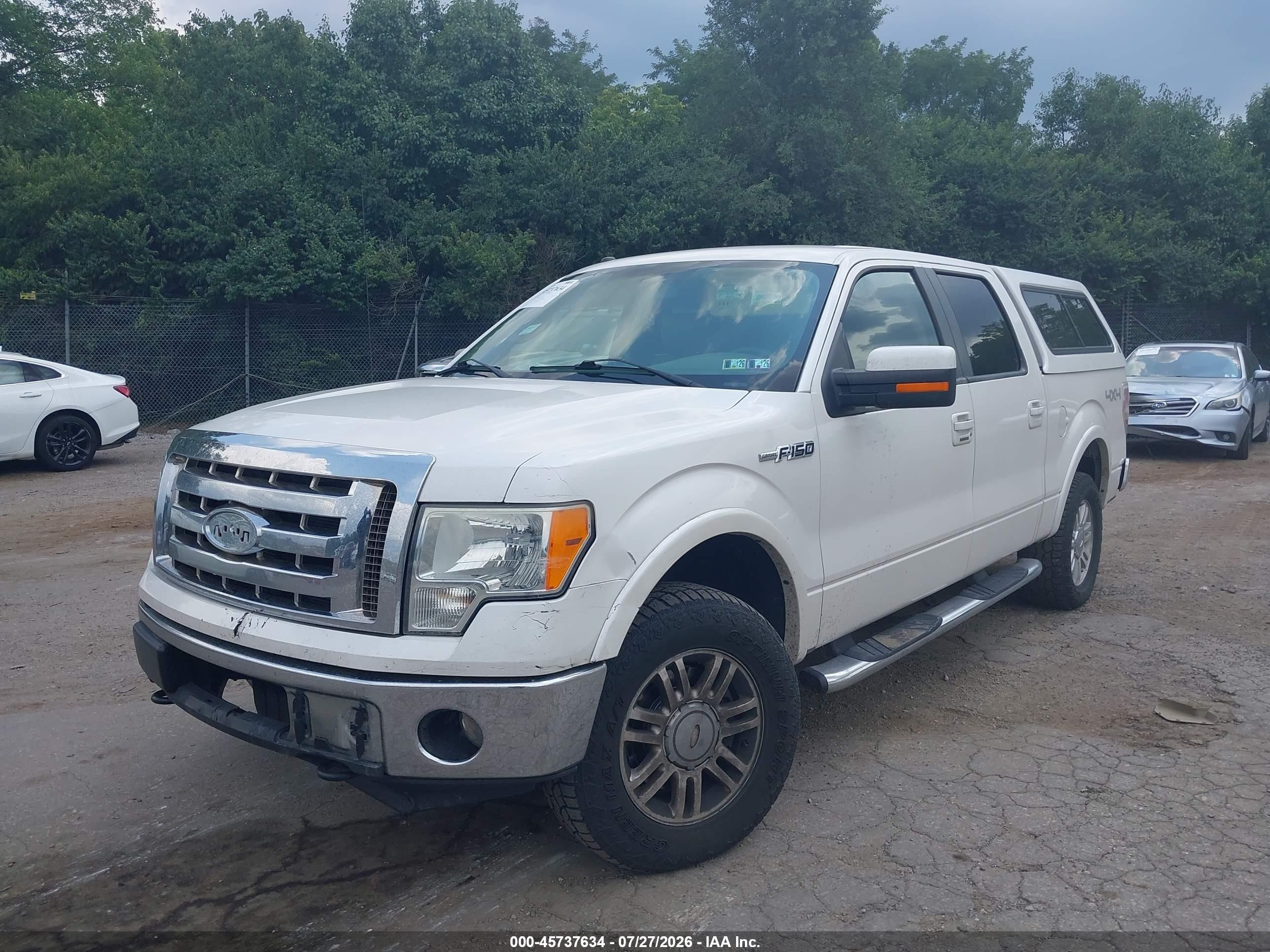 2010 Ford F-150 Fx4/harley-davidson/king Ranch/lariat/platinum/xl/xlt White vin: 1FTFW1EV6AFA35109