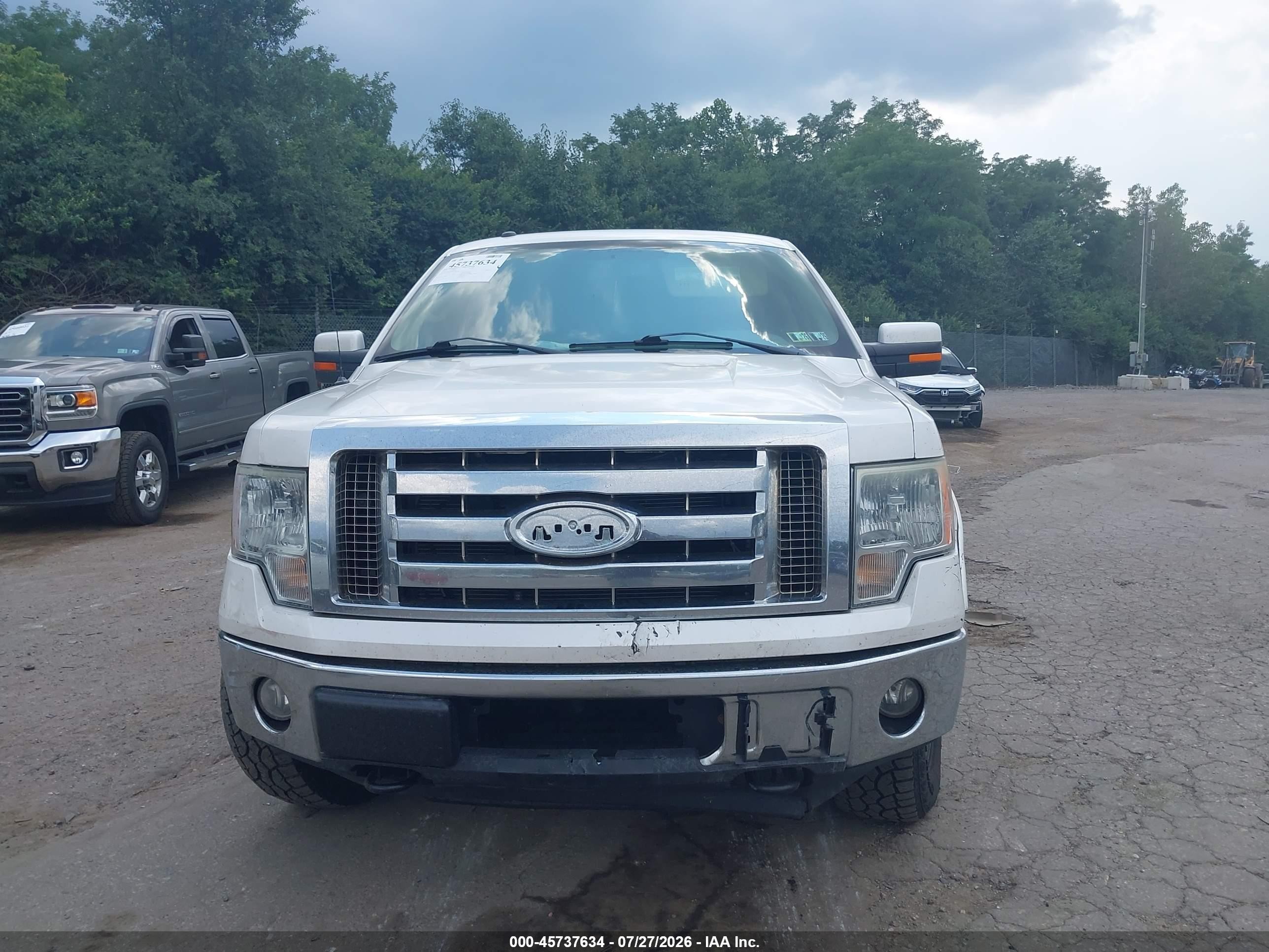 2010 Ford F-150 Fx4/harley-davidson/king Ranch/lariat/platinum/xl/xlt White vin: 1FTFW1EV6AFA35109
