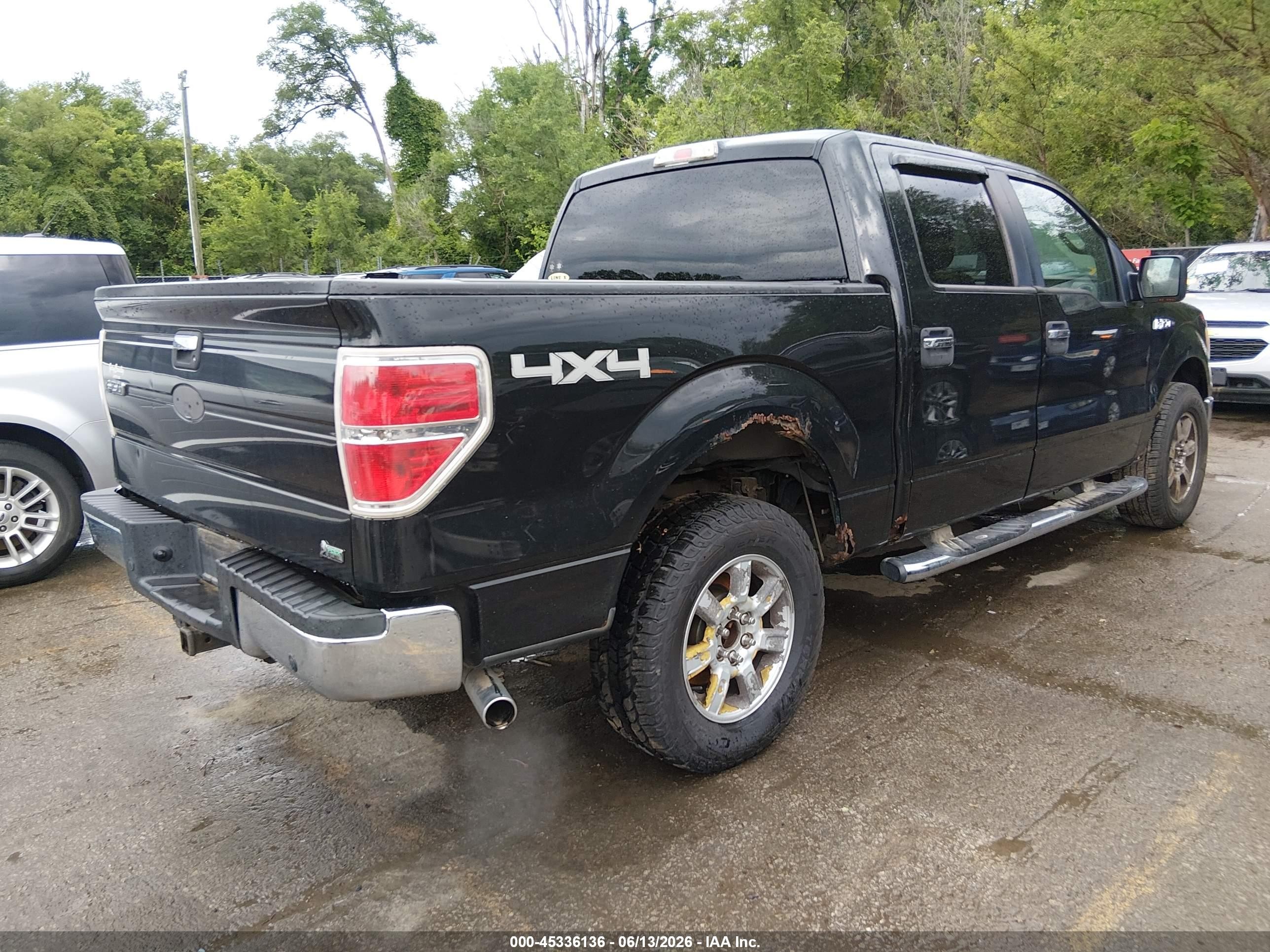 2010 Ford F-150 Fx4/harley-davidson/king Ranch/lariat/platinum/xl/xlt Black vin: 1FTFW1EV6AFA94659
