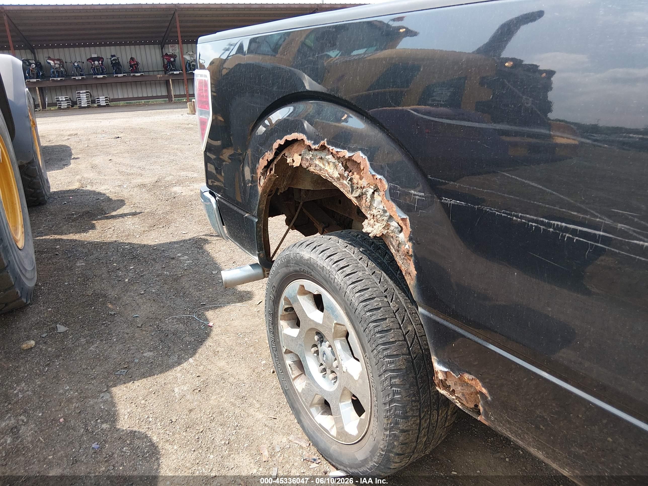 2010 Ford F150 Supercrew Black vin: 1FTFW1EV6AFB19558