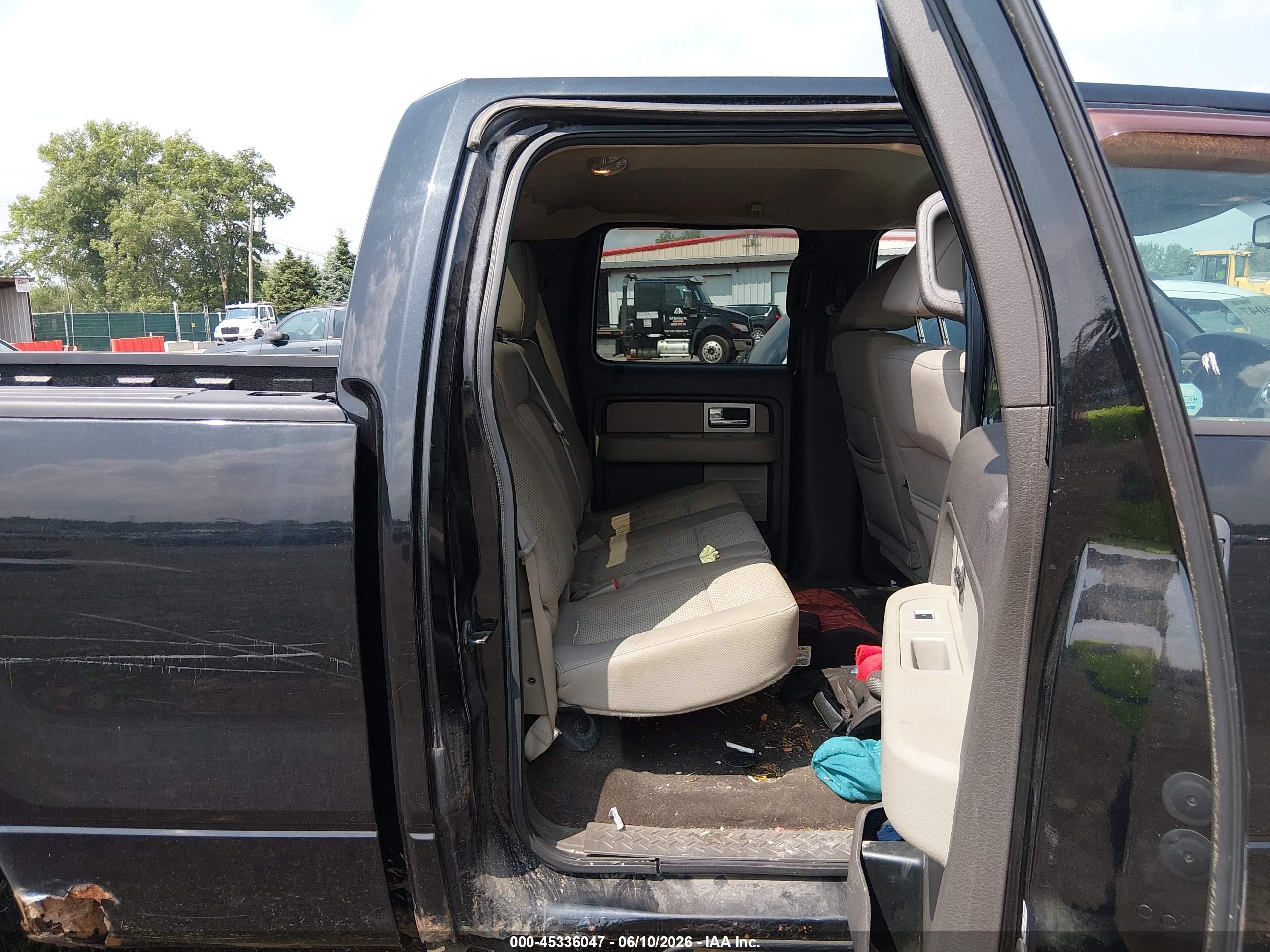2010 Ford F150 Supercrew Black vin: 1FTFW1EV6AFB19558