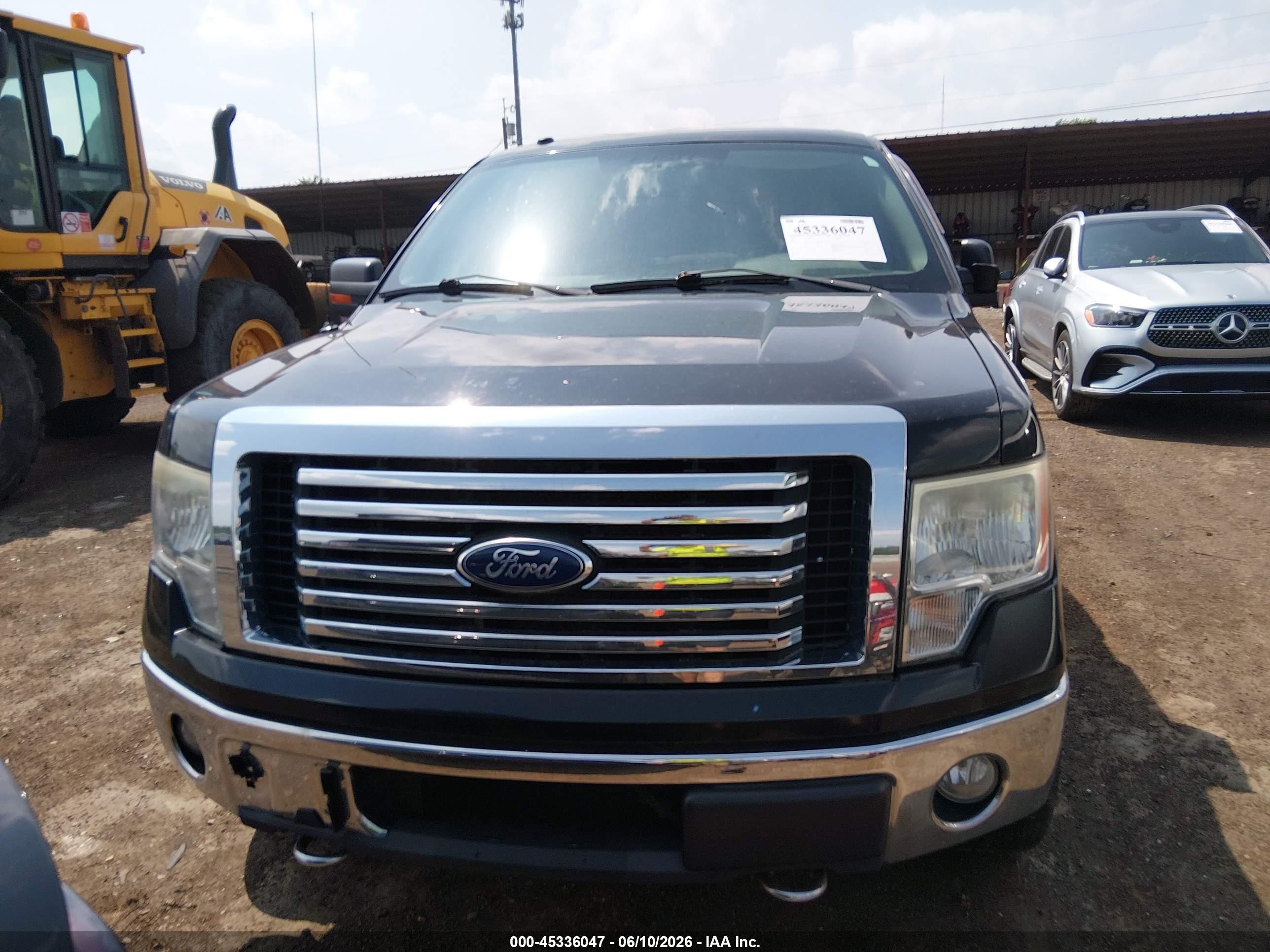 2010 Ford F150 Supercrew Black vin: 1FTFW1EV6AFB19558