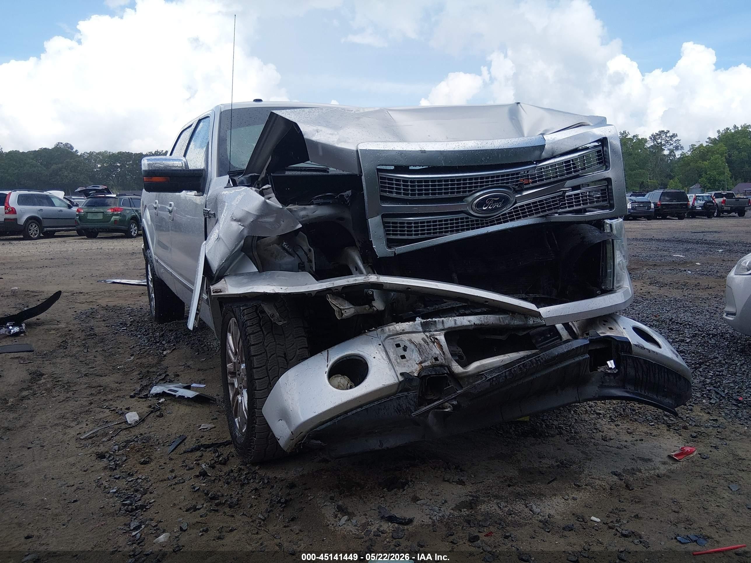 2010 Ford F-150 Fx4/harley-davidson/king Ranch/lariat/platinum/xl/xlt Серебряный vin: 1FTFW1EV6AFB54178