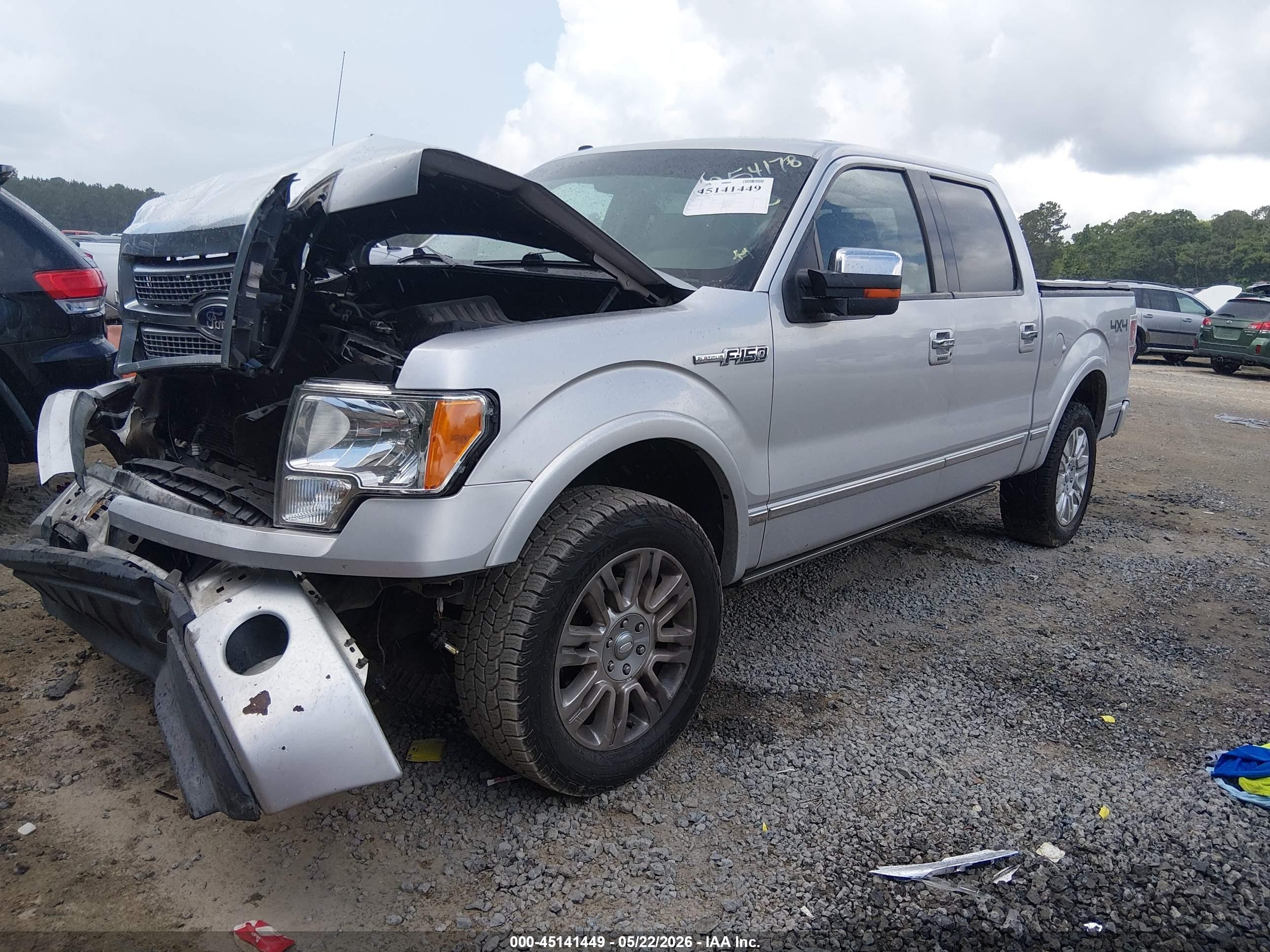 2010 Ford F-150 Fx4/harley-davidson/king Ranch/lariat/platinum/xl/xlt Серебряный vin: 1FTFW1EV6AFB54178