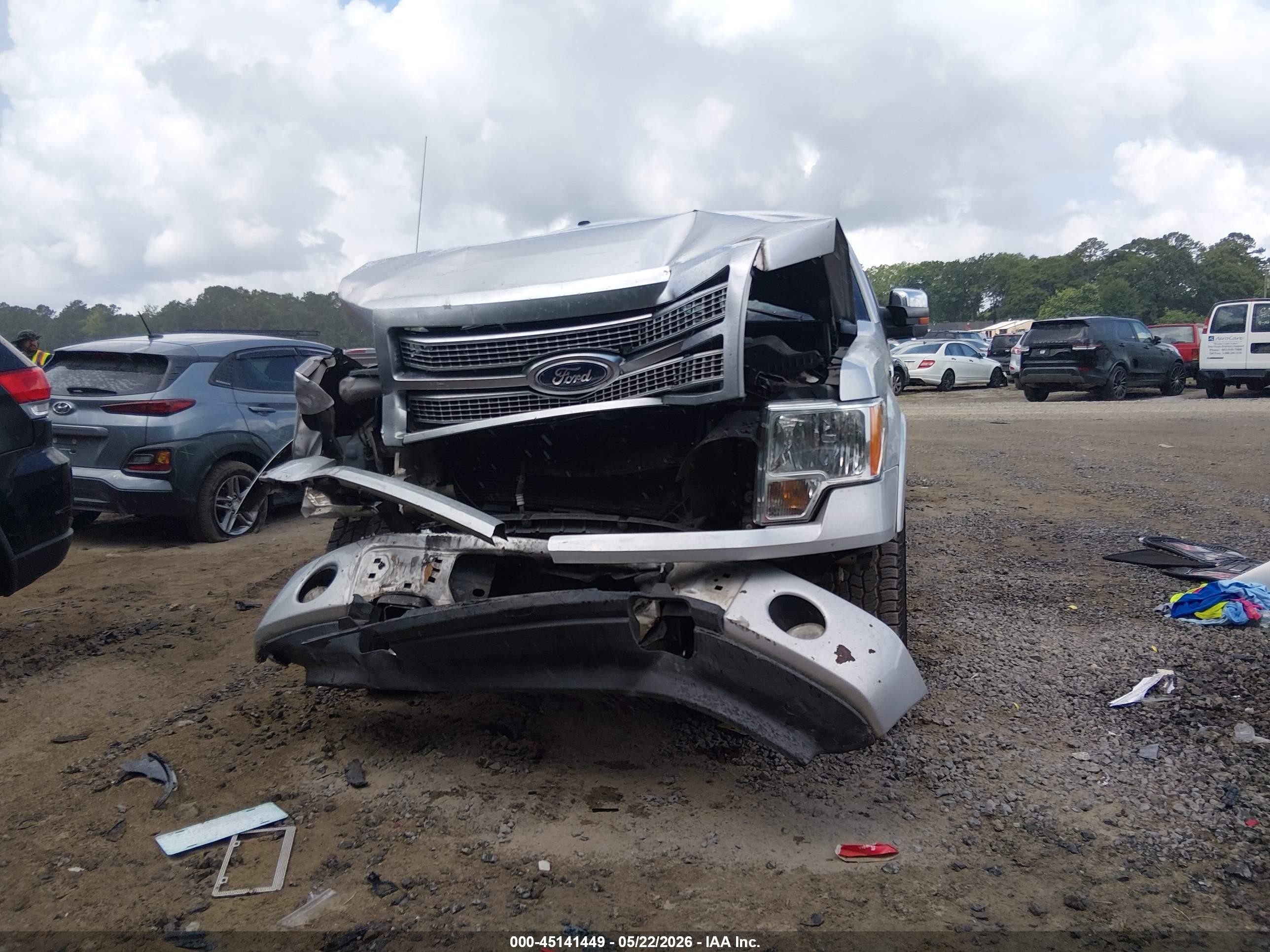 2010 Ford F-150 Fx4/harley-davidson/king Ranch/lariat/platinum/xl/xlt Серебряный vin: 1FTFW1EV6AFB54178