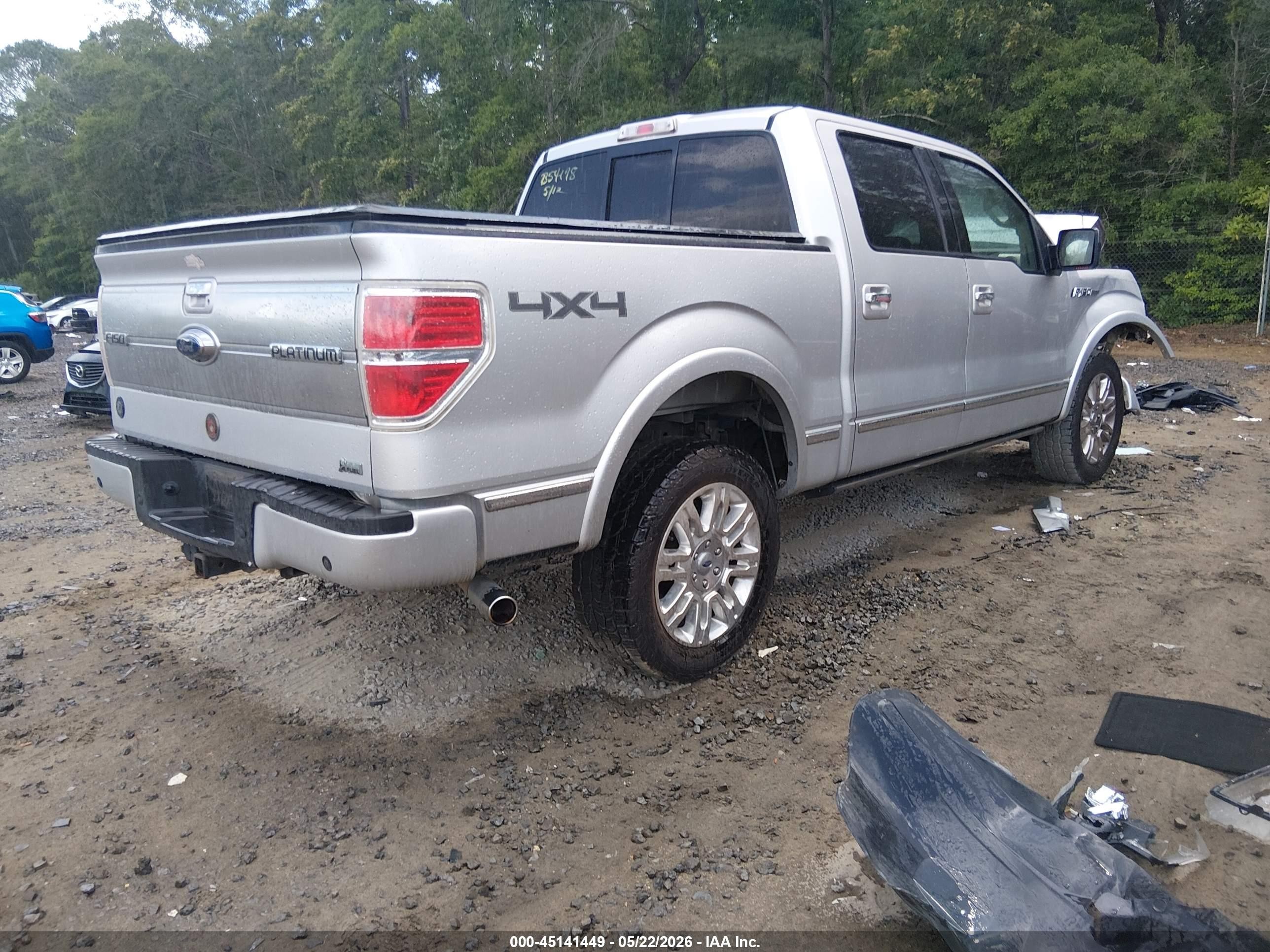 2010 Ford F-150 Fx4/harley-davidson/king Ranch/lariat/platinum/xl/xlt Серебряный vin: 1FTFW1EV6AFB54178