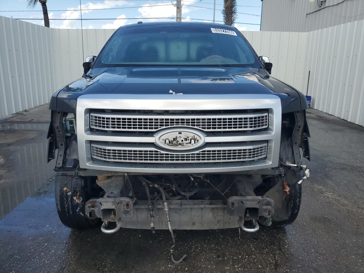 2010 Ford F150 Supercrew Black vin: 1FTFW1EV6AFC21698 Damage: Front Bumper Cover Upper, Missing, Replacement Required
