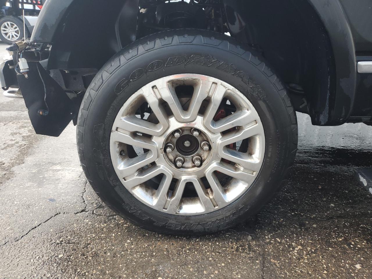 2010 Ford F150 Supercrew Black vin: 1FTFW1EV6AFC21698 Damage: Left Rear Wheel, Curb Rash, 4 To 5 Inches