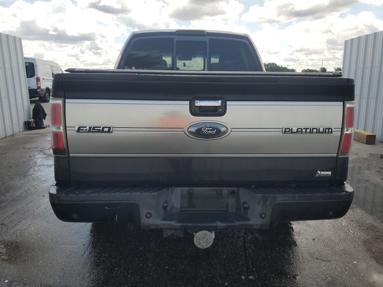 2010 Ford F150 Supercrew Black vin: 1FTFW1EV6AFC21698 Damage: Rear Metal Bumper Painted, Heavy Scratch, 5 To 6 Inches