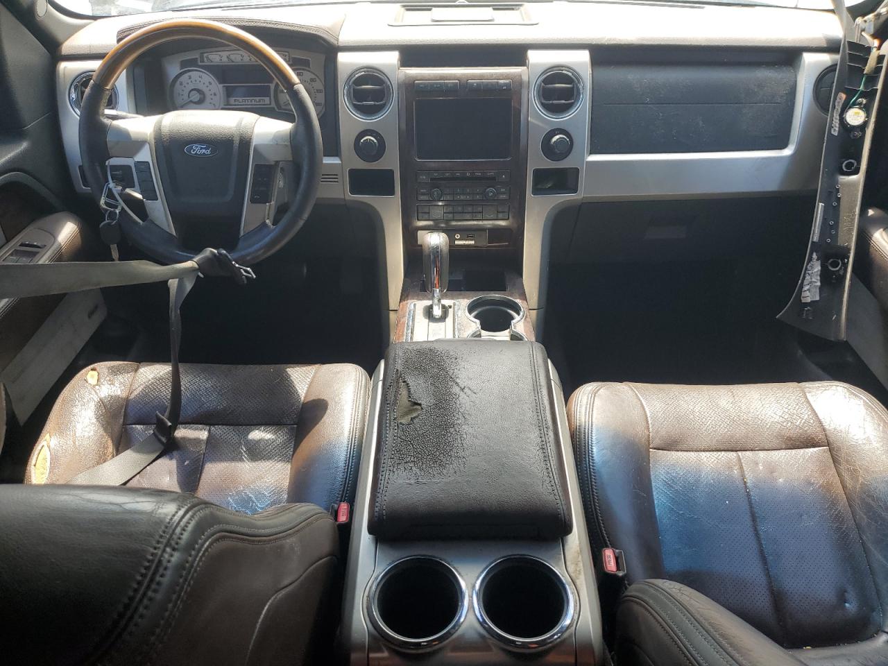 2010 Ford F150 Supercrew Black vin: 1FTFW1EV6AFC21698 Damage: Left Front Seat Cushion, Torn, 4 To 5 Inches
