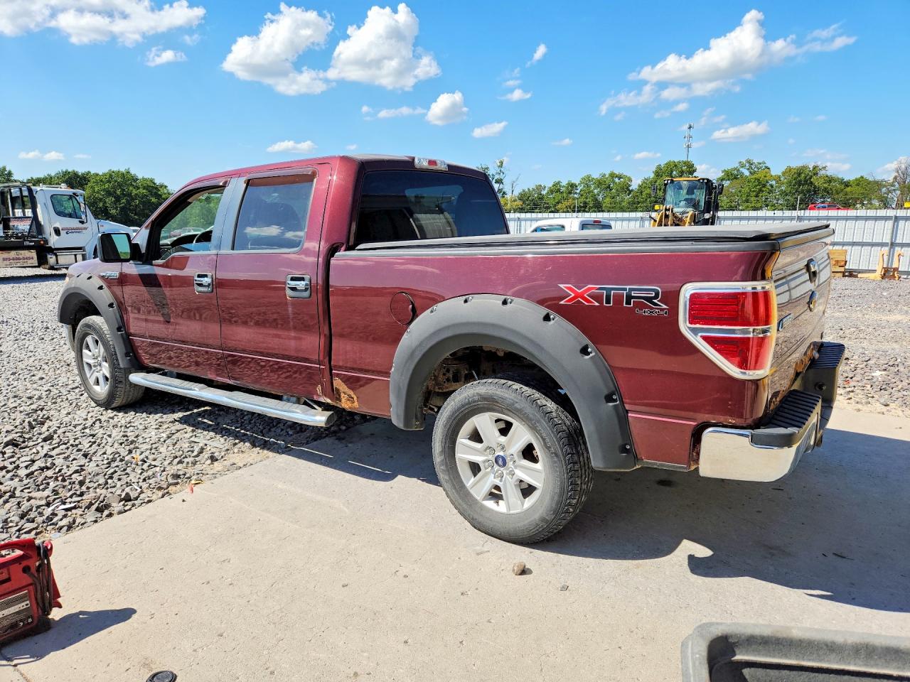 2010 Ford F150 Supercrew Burgundy vin: 1FTFW1EV6AFC39053