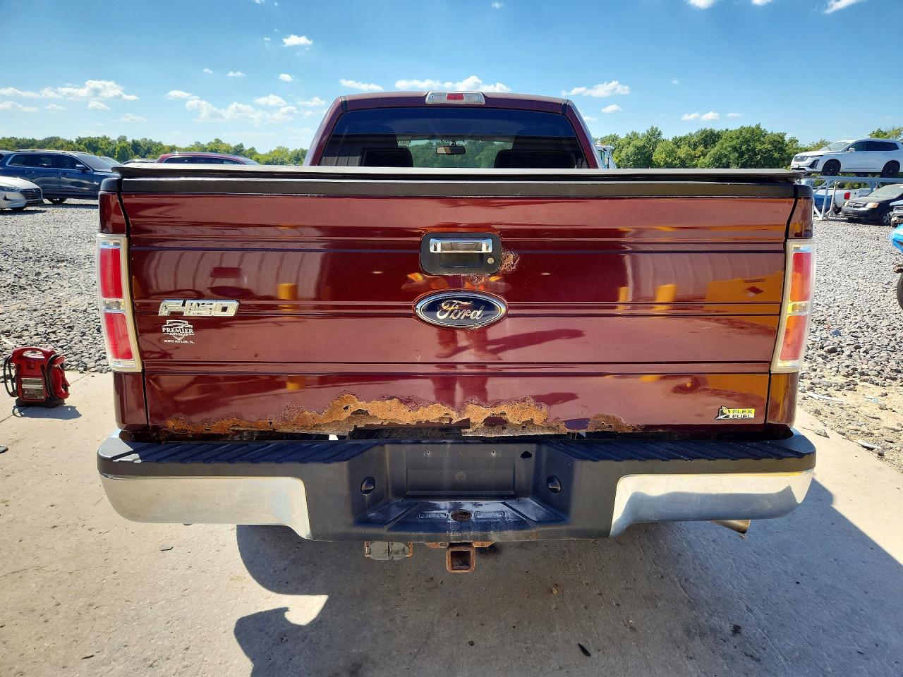 2010 Ford F150 Supercrew Burgundy vin: 1FTFW1EV6AFC39053