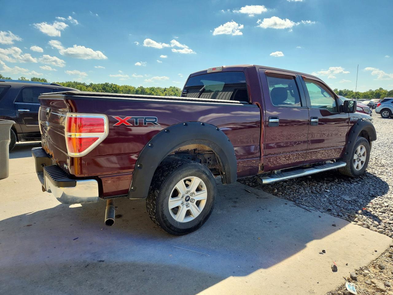 2010 Ford F150 Supercrew Burgundy vin: 1FTFW1EV6AFC39053