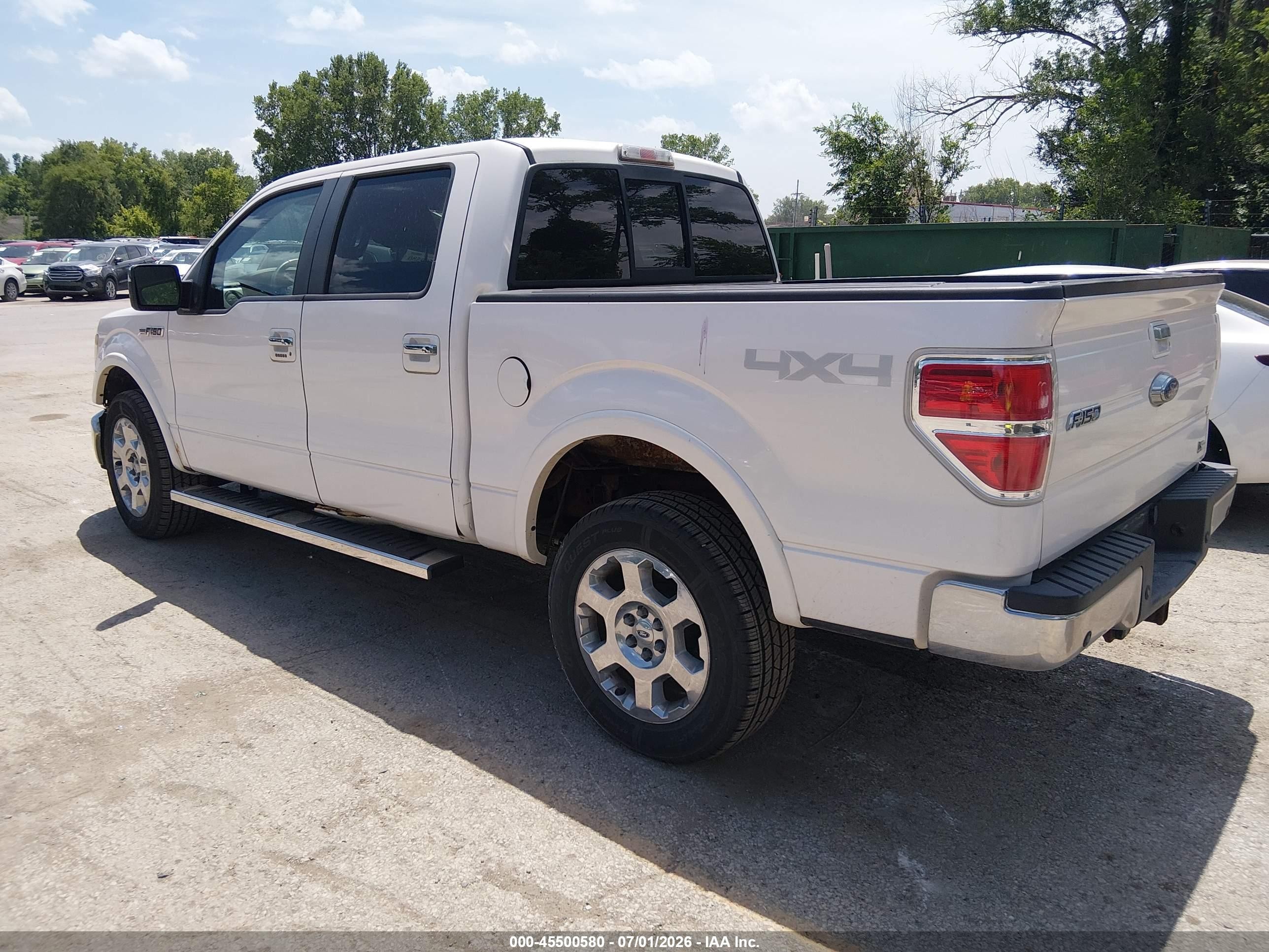 2010 Ford F-150 Fx4/harley-davidson/king Ranch/lariat/platinum/xl/xlt White vin: 1FTFW1EV6AFC49047