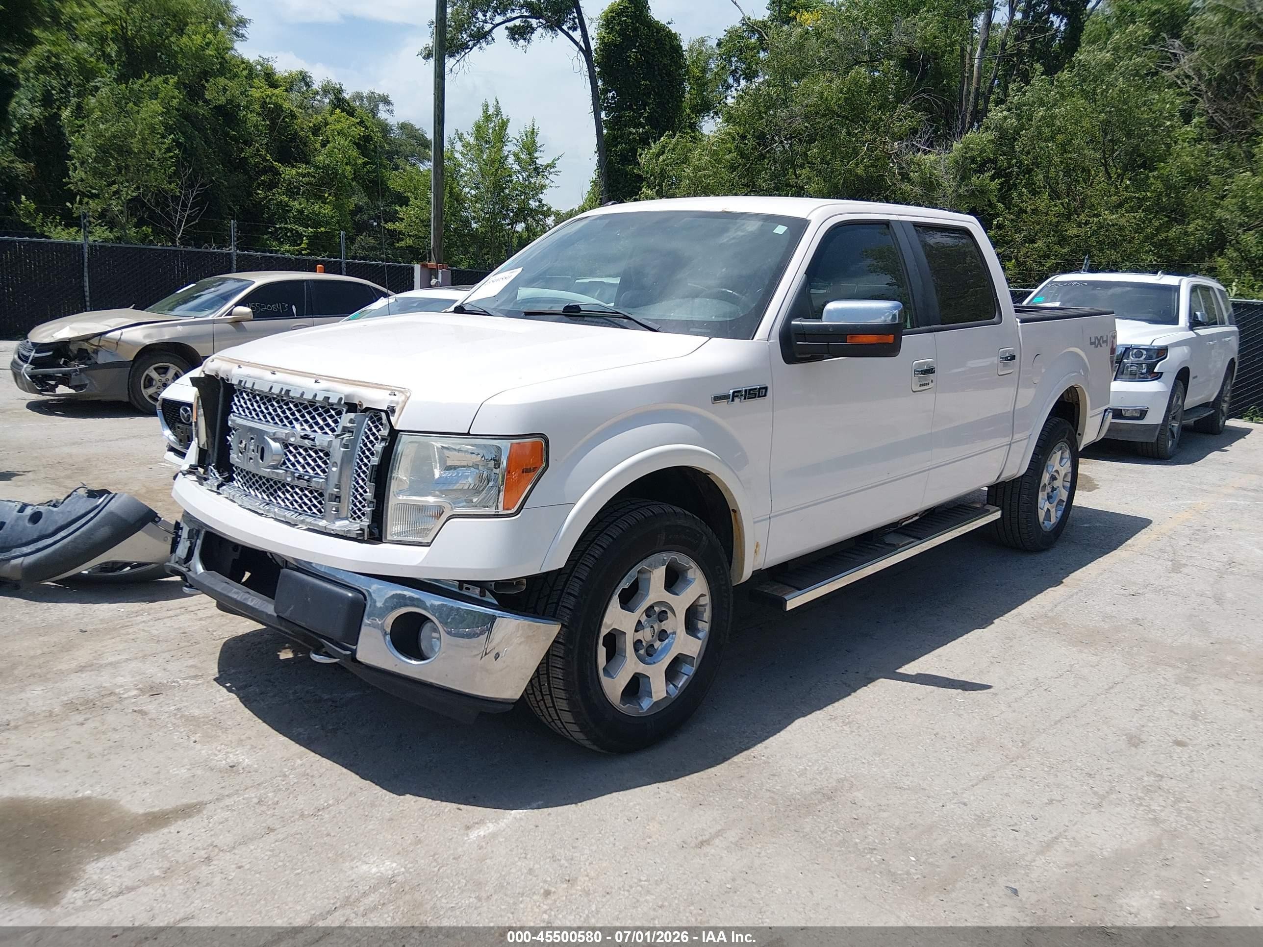 2010 Ford F-150 Fx4/harley-davidson/king Ranch/lariat/platinum/xl/xlt White vin: 1FTFW1EV6AFC49047
