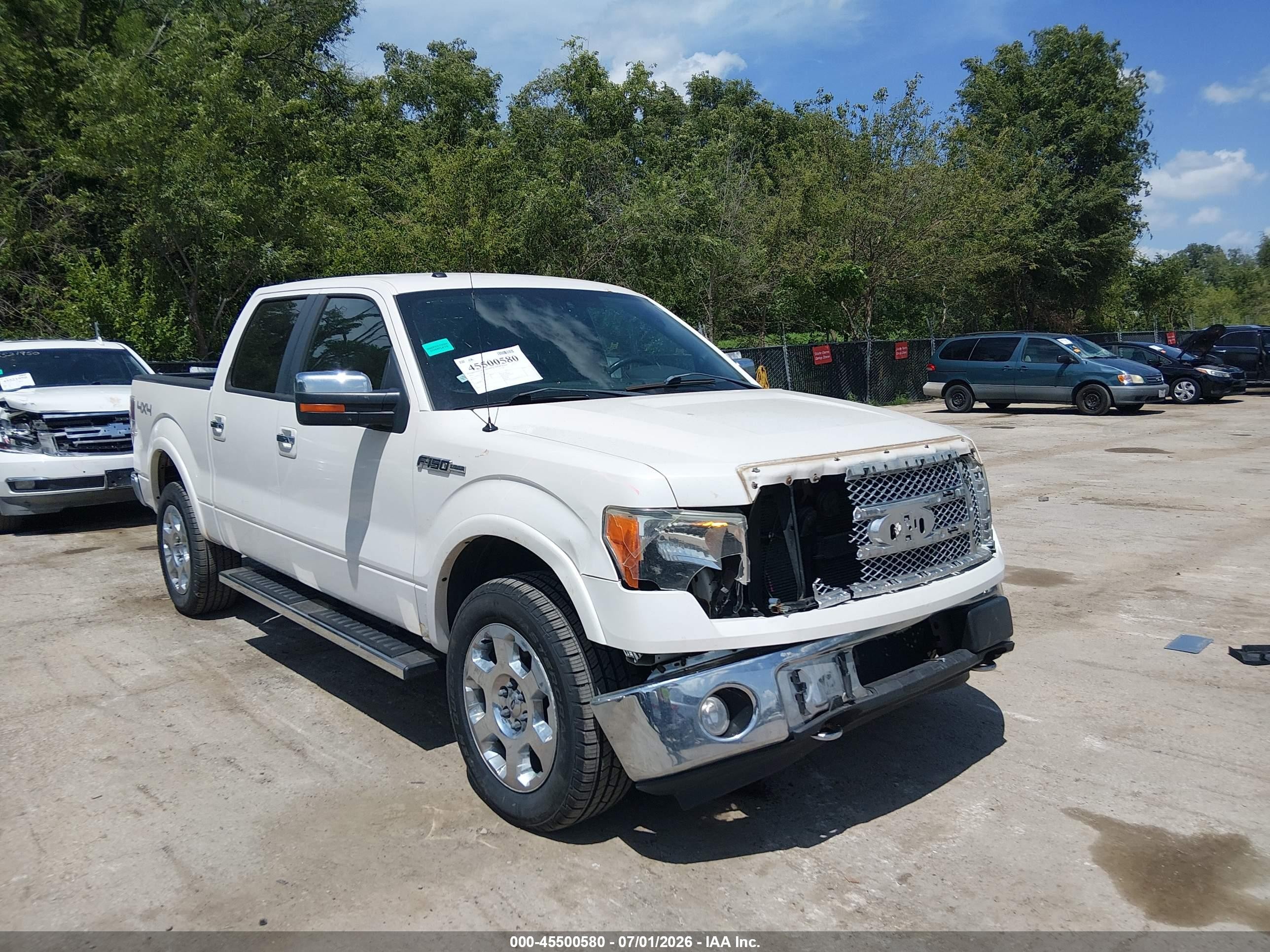 2010 Ford F-150 Fx4/harley-davidson/king Ranch/lariat/platinum/xl/xlt White vin: 1FTFW1EV6AFC49047