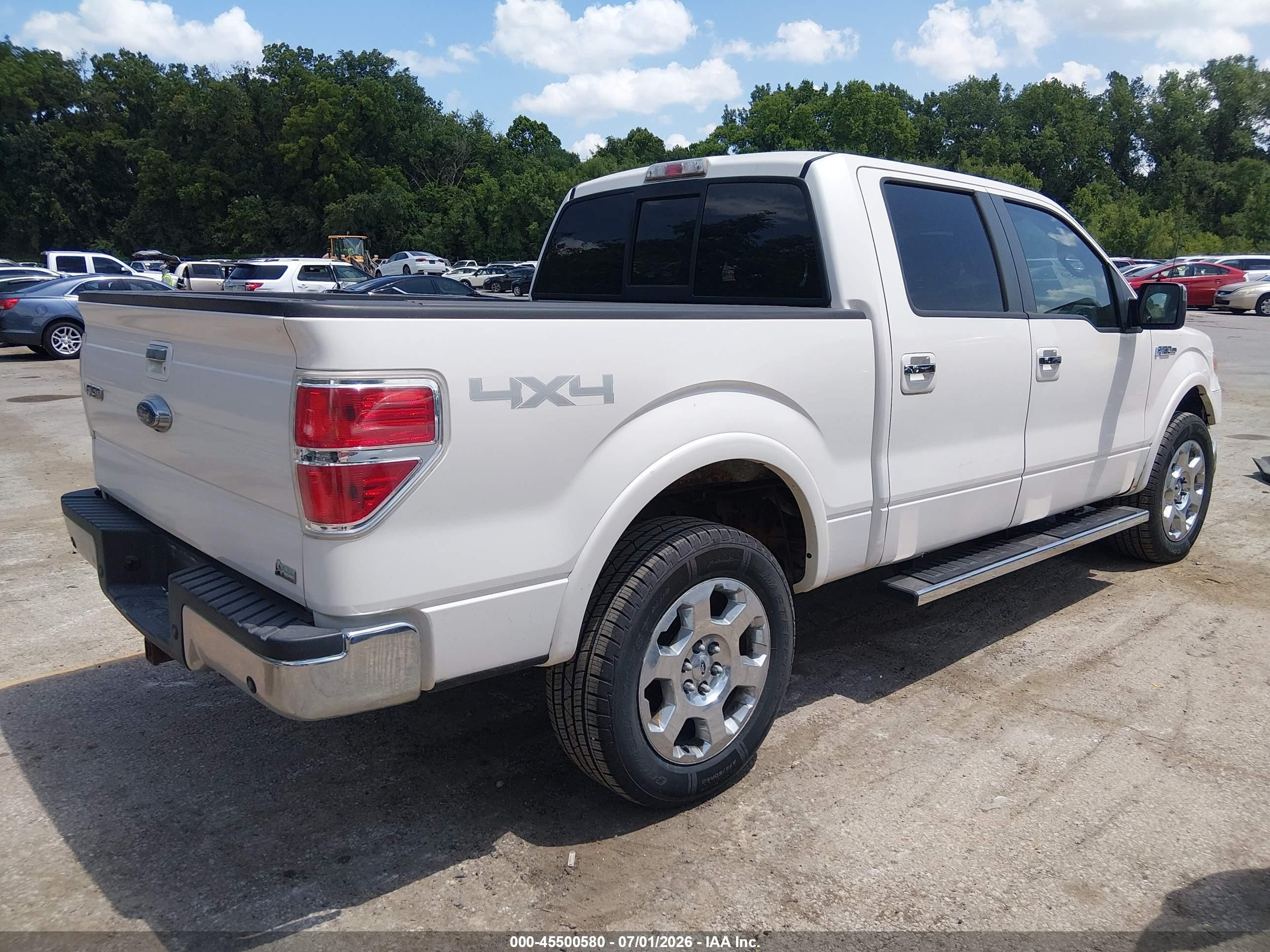 2010 Ford F-150 Fx4/harley-davidson/king Ranch/lariat/platinum/xl/xlt White vin: 1FTFW1EV6AFC49047