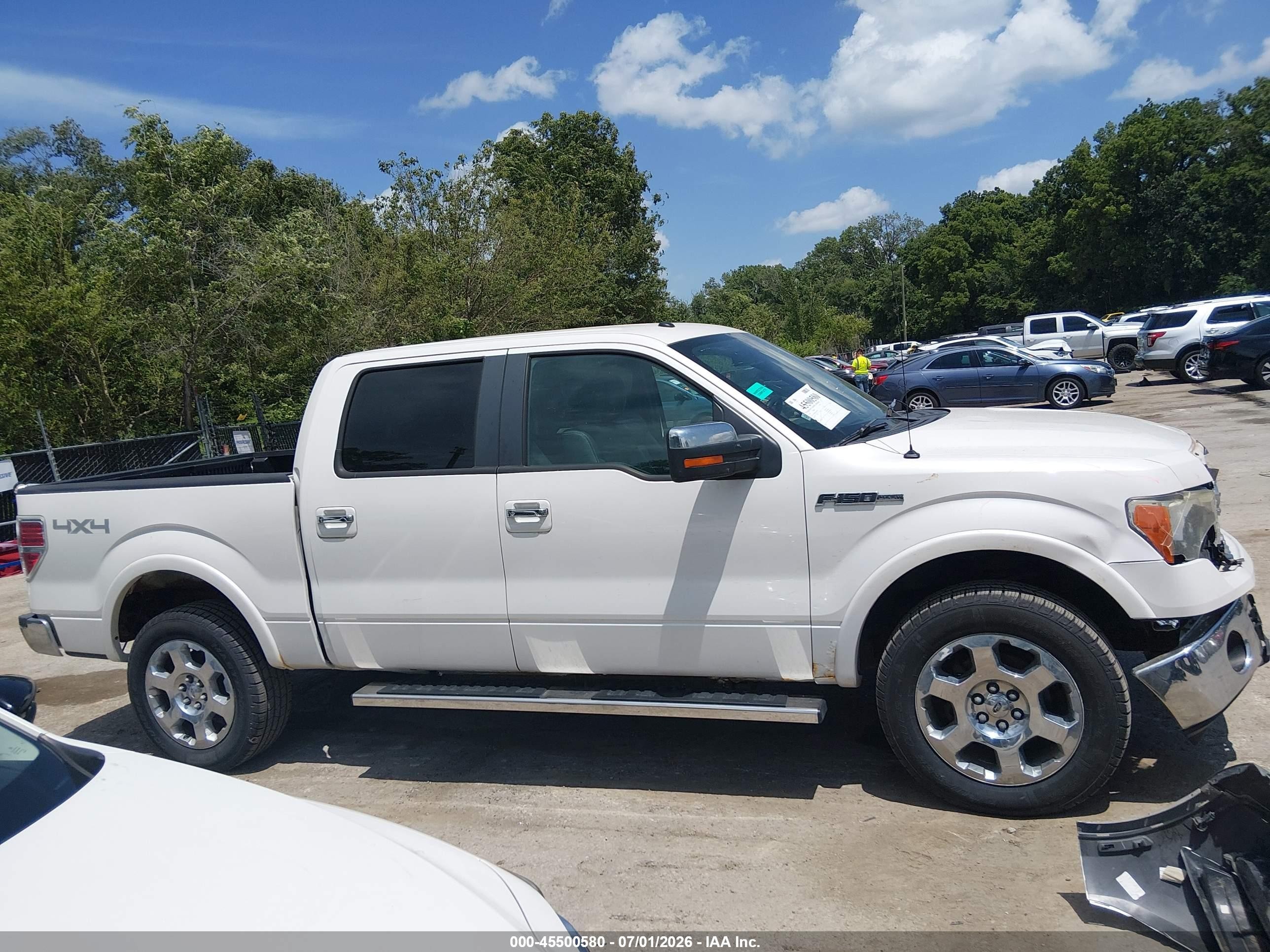 2010 Ford F-150 Fx4/harley-davidson/king Ranch/lariat/platinum/xl/xlt White vin: 1FTFW1EV6AFC49047