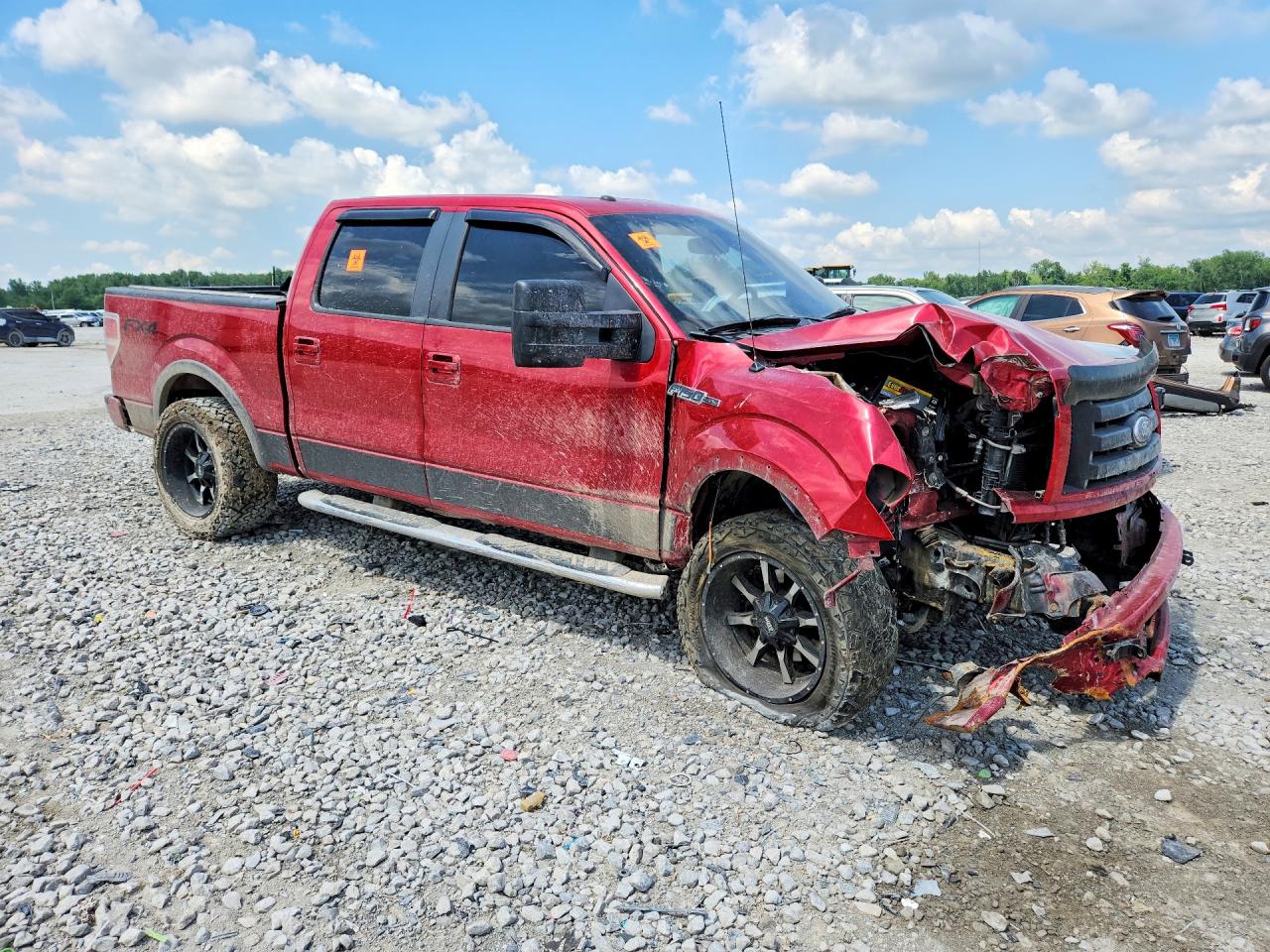 2010 Ford F150 Supercrew Red vin: 1FTFW1EV6AFC76233