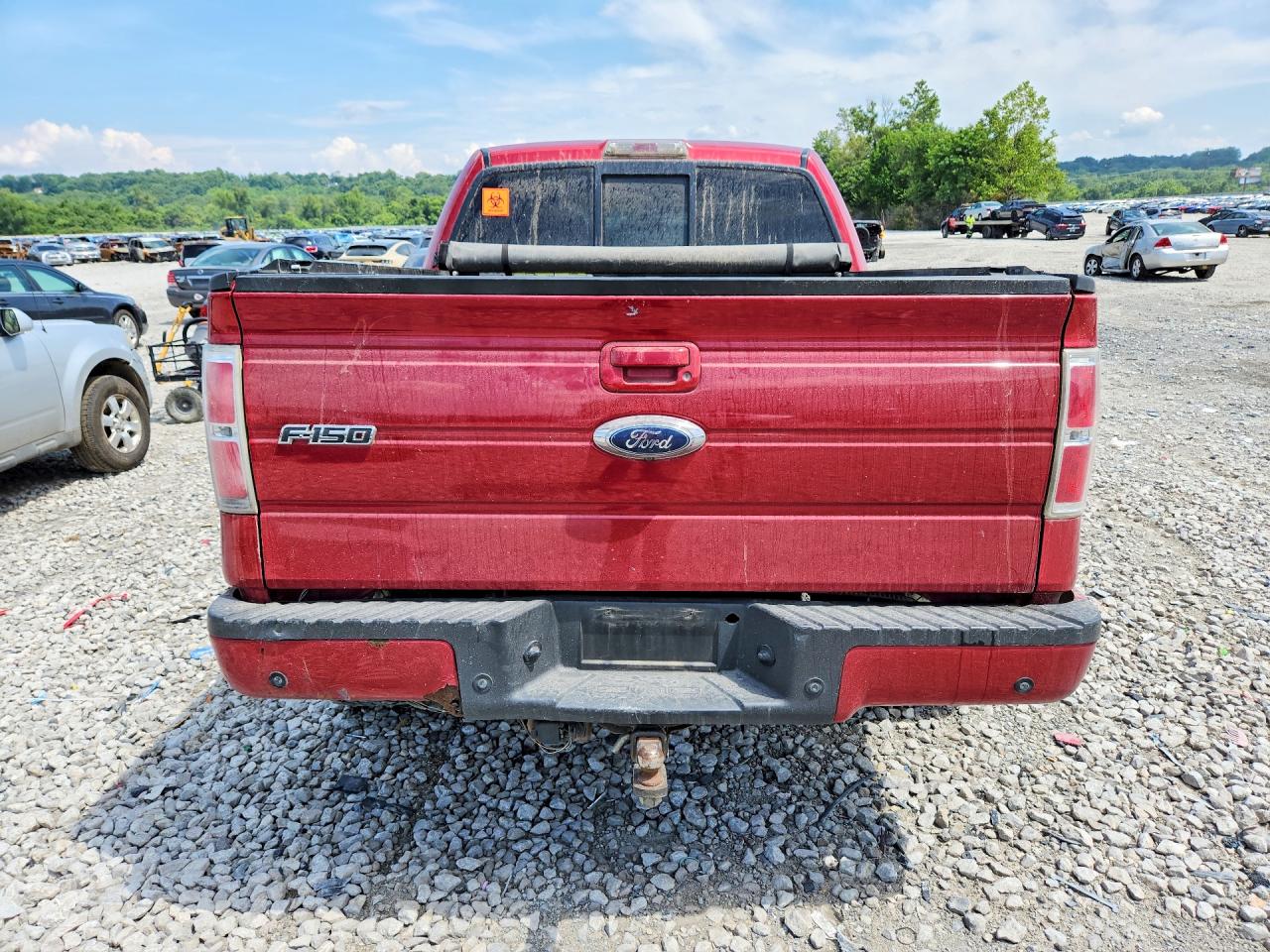 2010 Ford F150 Supercrew Red vin: 1FTFW1EV6AFC76233