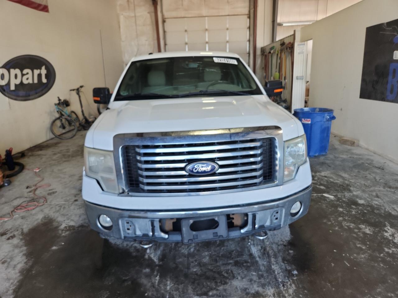 2010 Ford F150 Supercrew White vin: 1FTFW1EV6AFD33594 Damage: Left Head Lamp, Faded, Repair Required