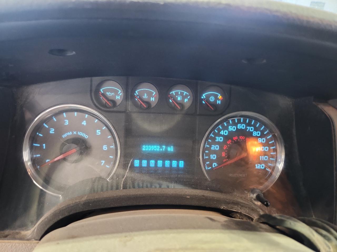 2010 Ford F150 Supercrew White vin: 1FTFW1EV6AFD33594 Damage: Dash Cluster Lens, Cracked, Replacement Required