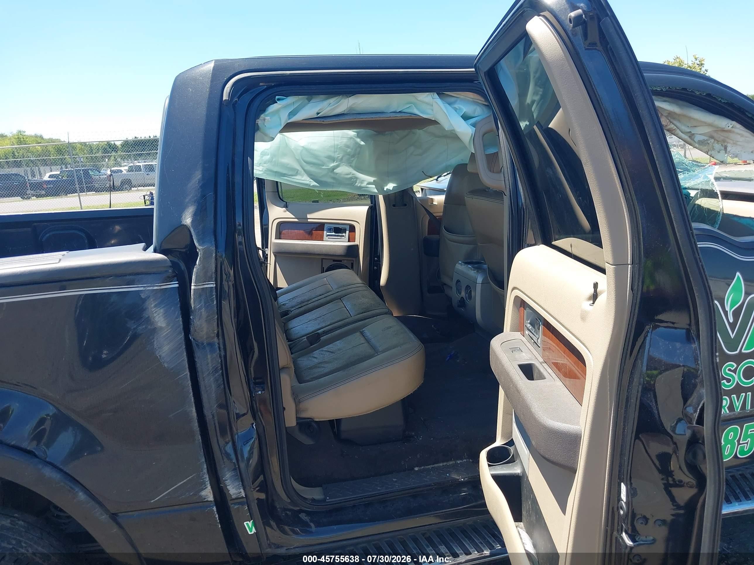2010 Ford F-150 Fx4/harley-davidson/king Ranch/lariat/platinum/xl/xlt Black vin: 1FTFW1EV6AFD49858