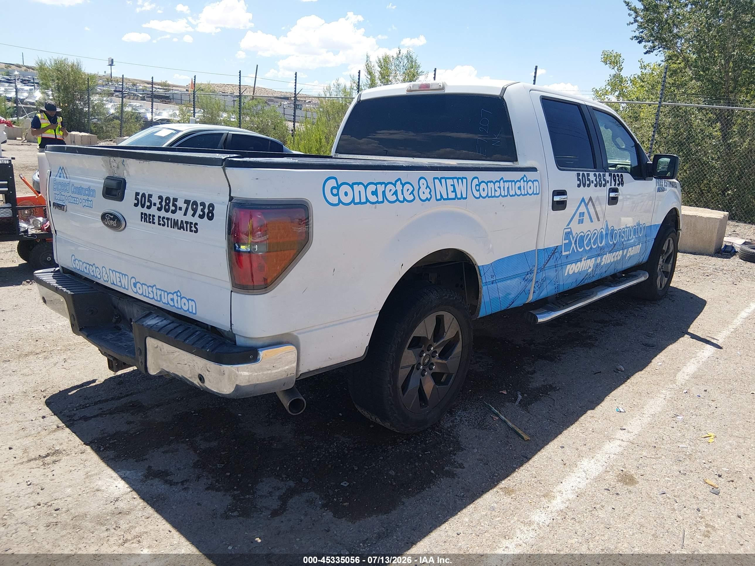 2010 Ford F-150 Fx4/harley-davidson/king Ranch/lariat/platinum/xl/xlt White vin: 1FTFW1EV6AKE71207