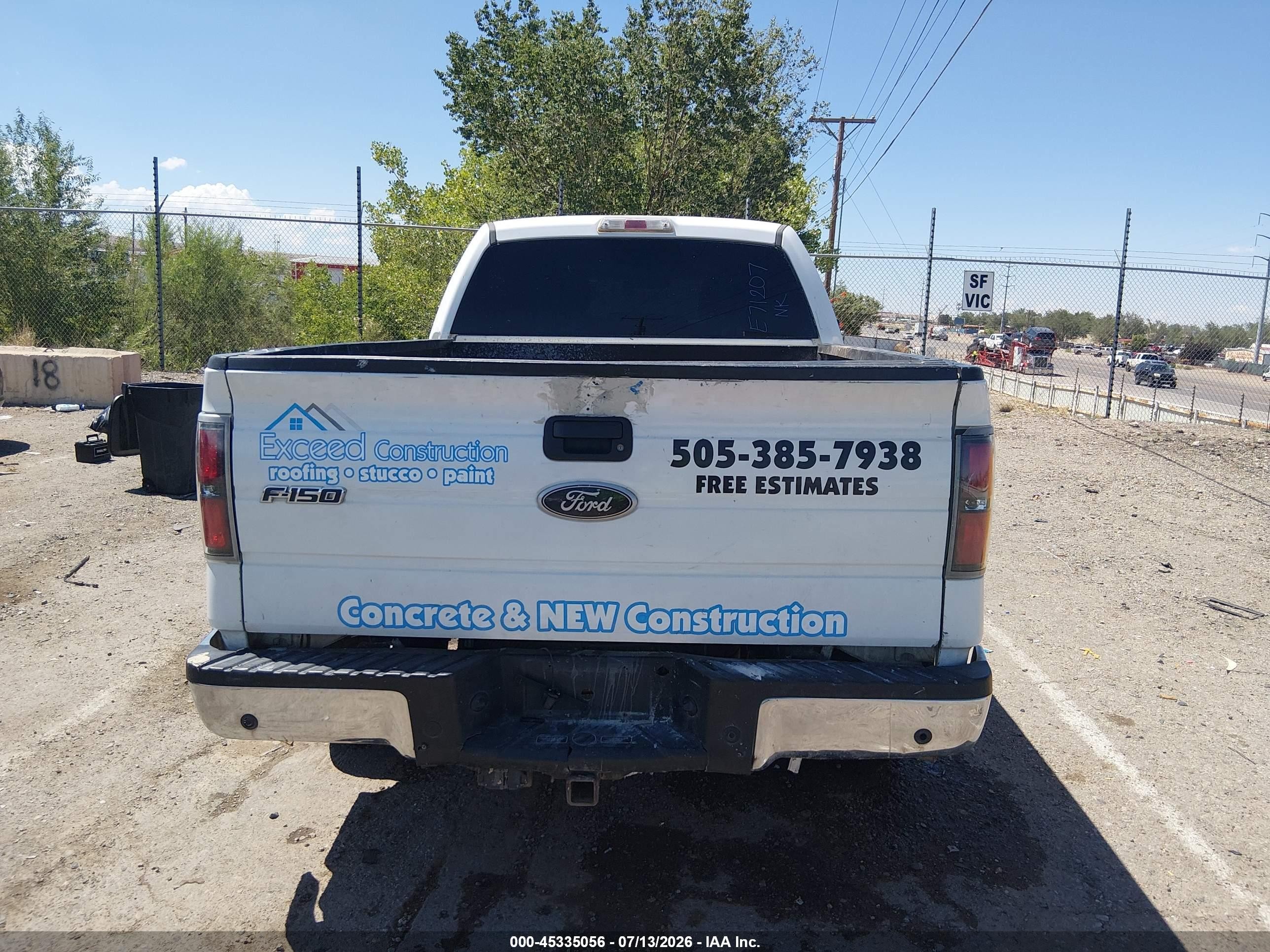 2010 Ford F-150 Fx4/harley-davidson/king Ranch/lariat/platinum/xl/xlt White vin: 1FTFW1EV6AKE71207