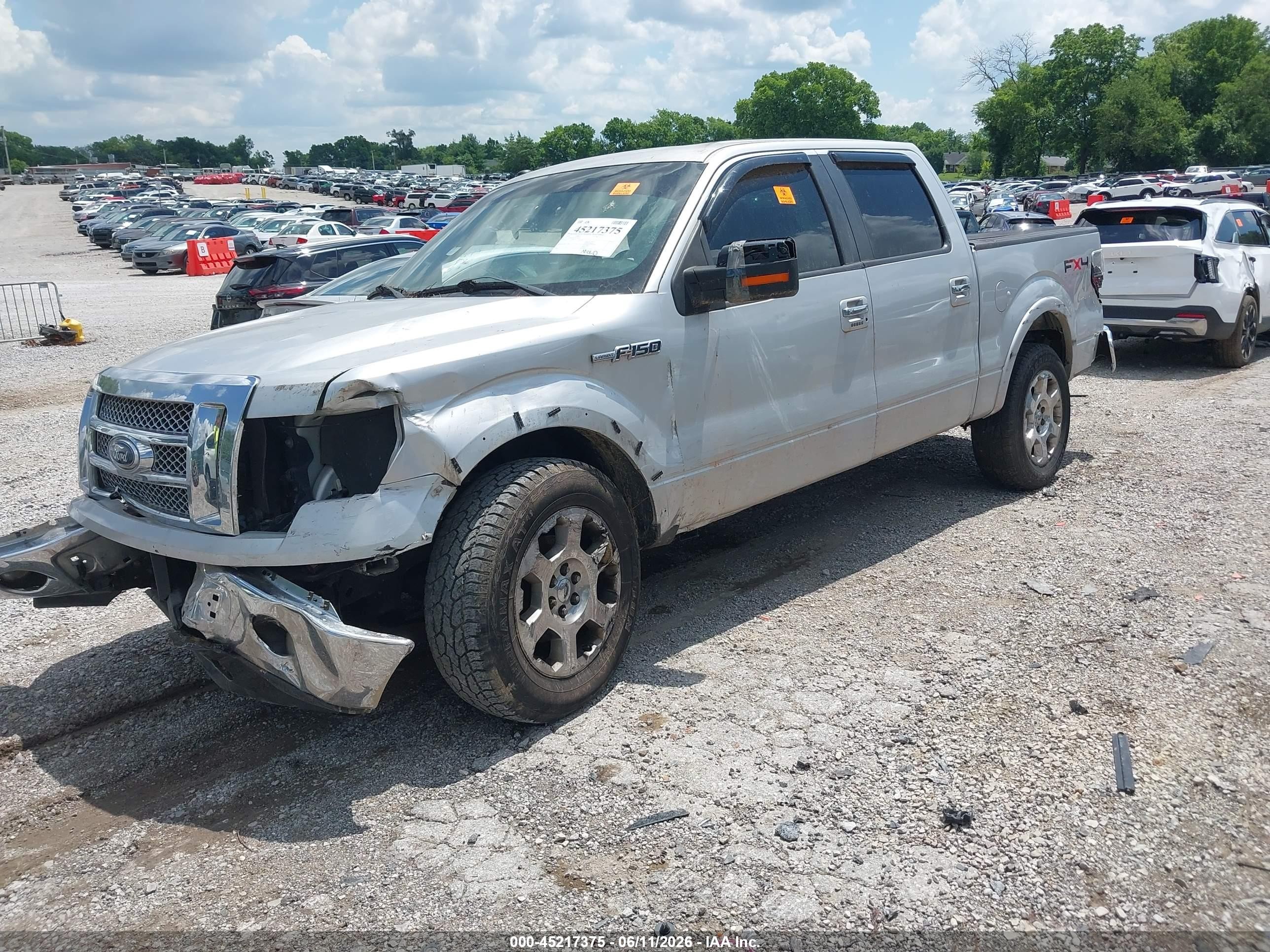 2010 Ford F-150 Fx4/harley-davidson/king Ranch/lariat/platinum/xl/xlt Silver vin: 1FTFW1EV7AFA06850