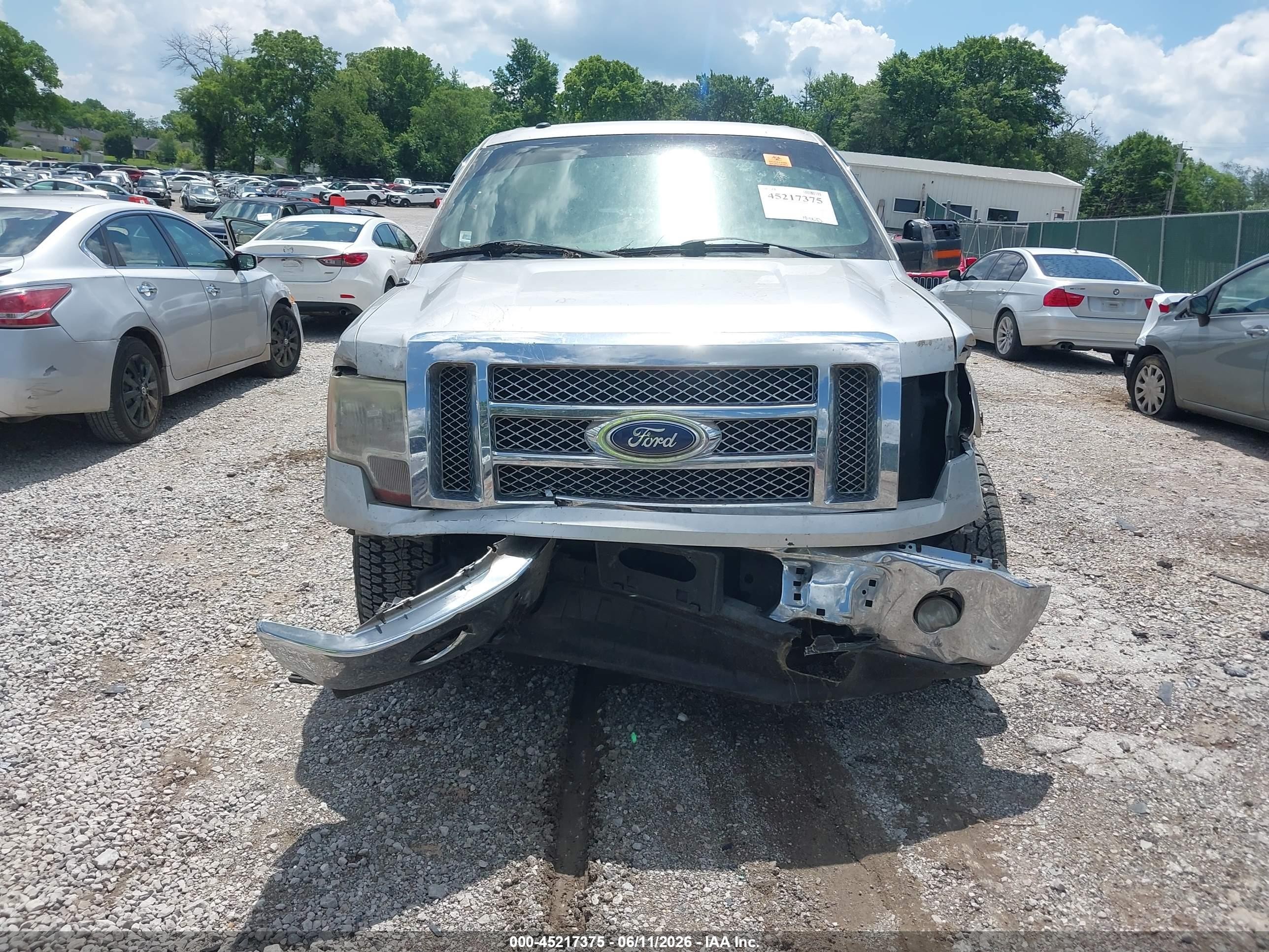 2010 Ford F-150 Fx4/harley-davidson/king Ranch/lariat/platinum/xl/xlt Silver vin: 1FTFW1EV7AFA06850