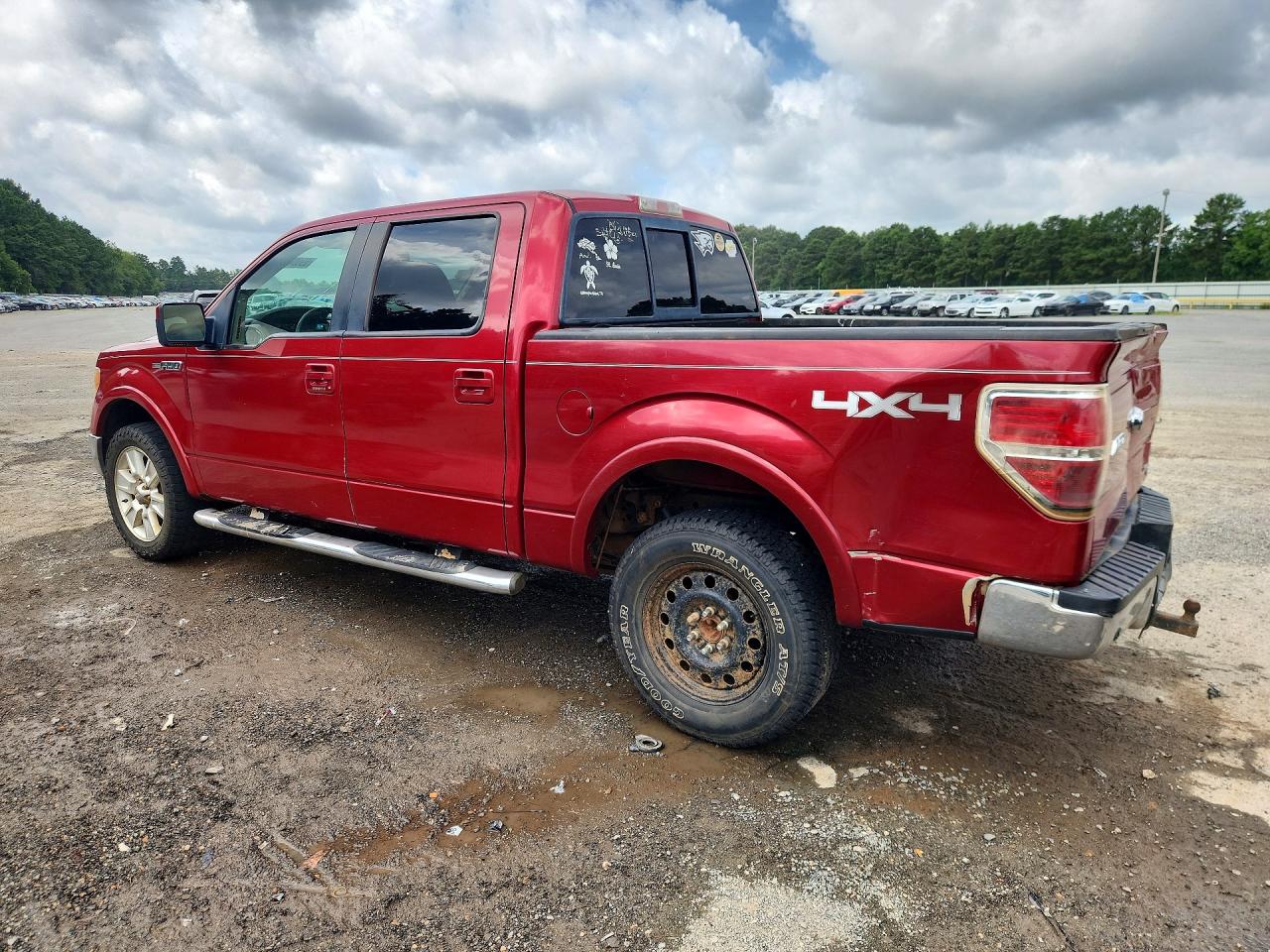 2010 Ford F150 Supercrew Red vin: 1FTFW1EV7AFA30212