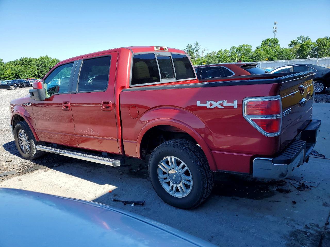 2010 Ford F150 Supercrew Red vin: 1FTFW1EV7AFA69107