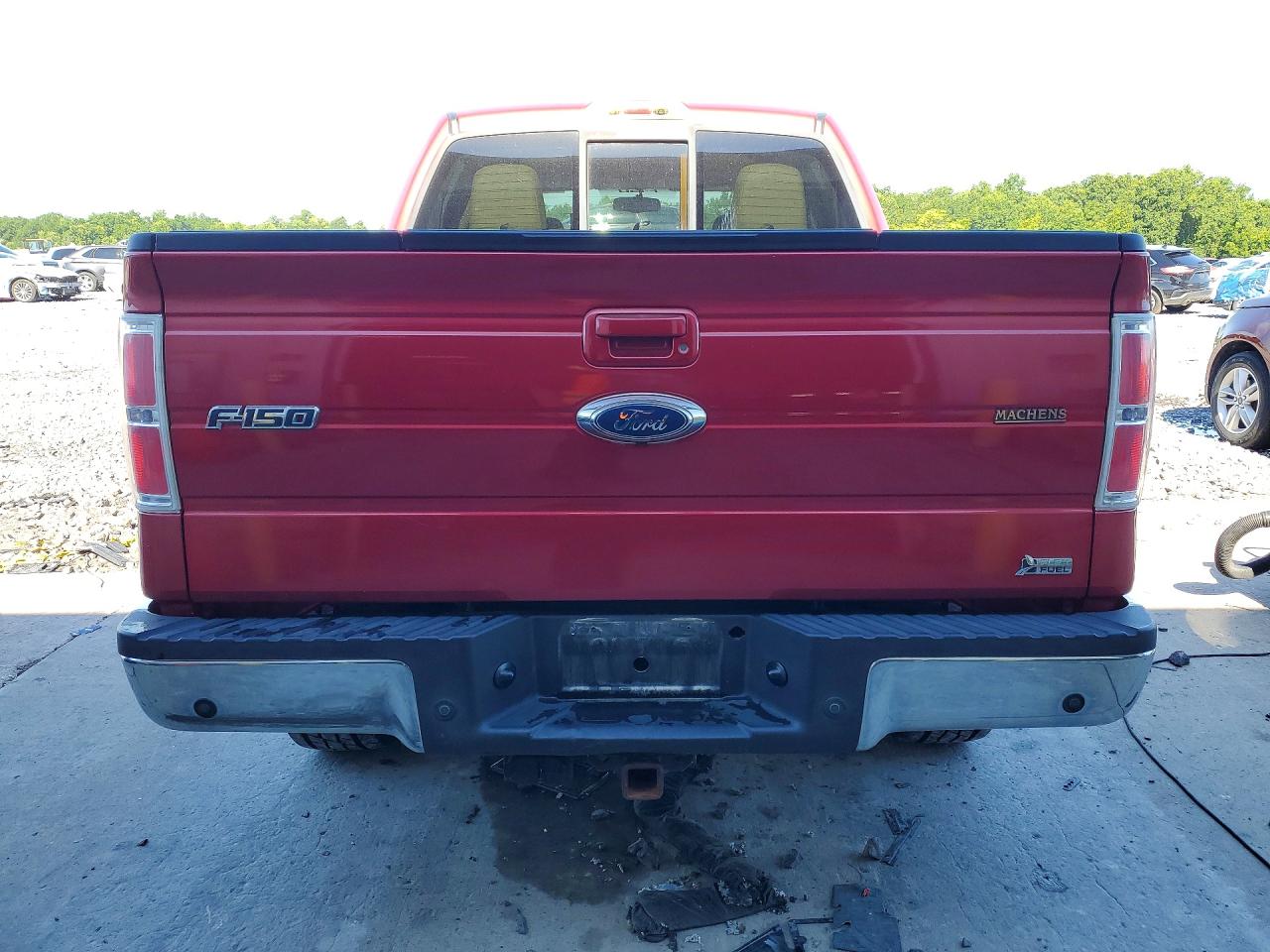 2010 Ford F150 Supercrew Red vin: 1FTFW1EV7AFA69107