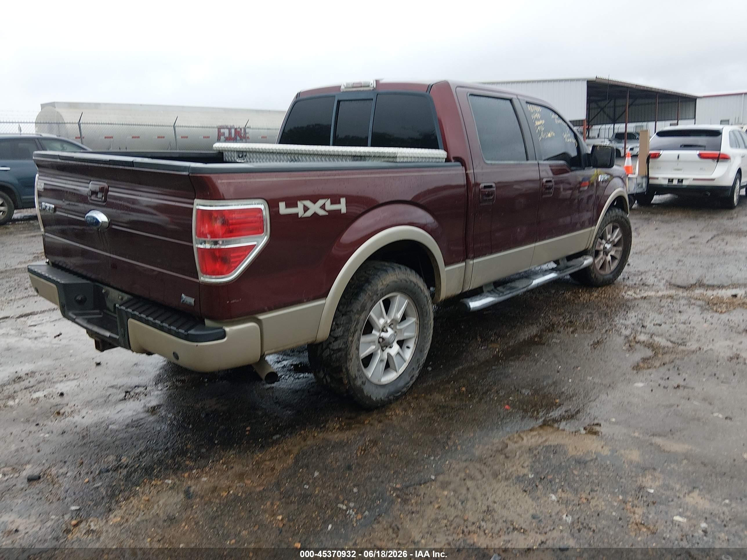 2010 Ford F-150 Fx4/harley-davidson/king Ranch/lariat/platinum/xl/xlt Maroon vin: 1FTFW1EV7AFA87400