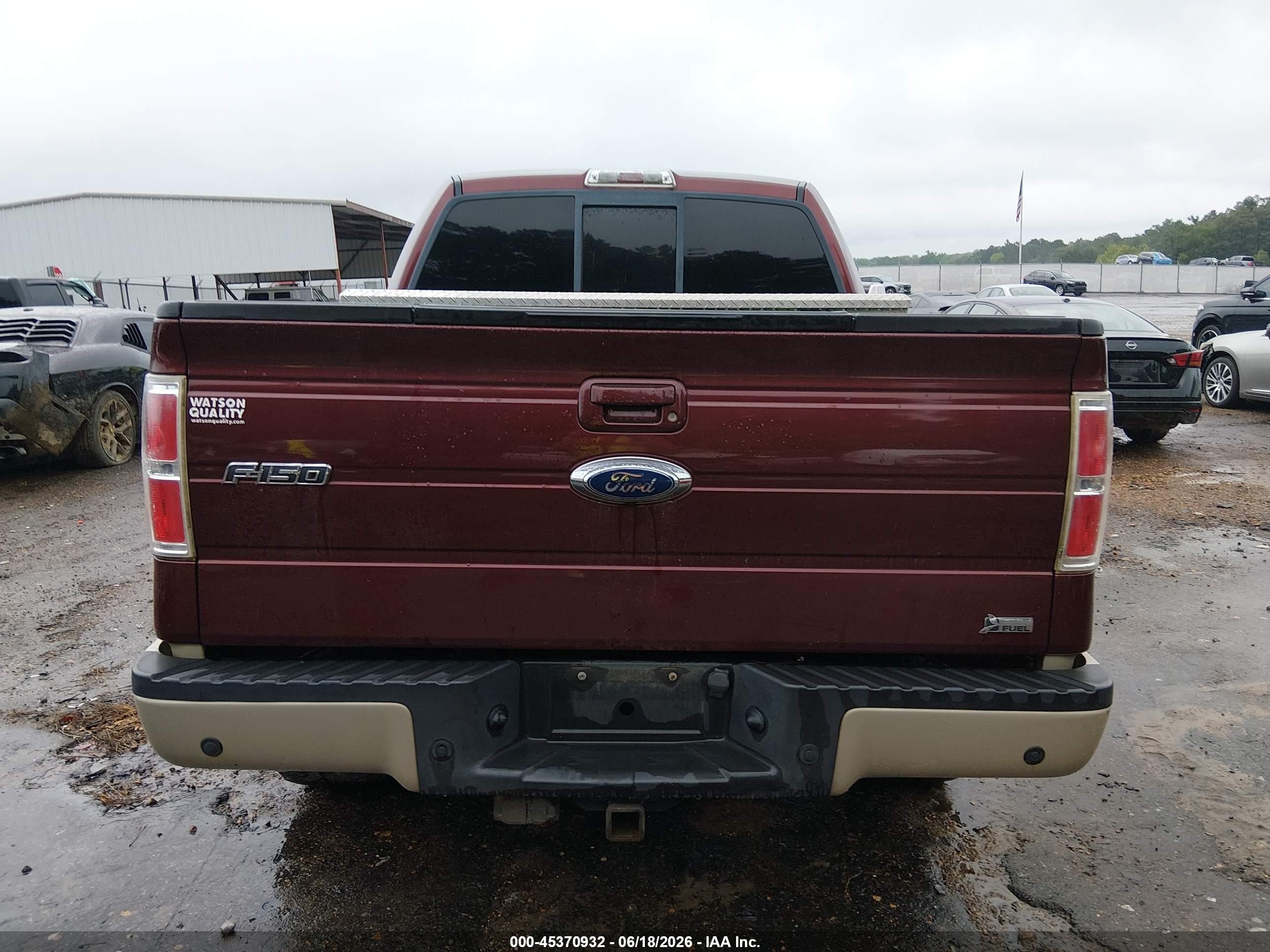 2010 Ford F-150 Fx4/harley-davidson/king Ranch/lariat/platinum/xl/xlt Maroon vin: 1FTFW1EV7AFA87400