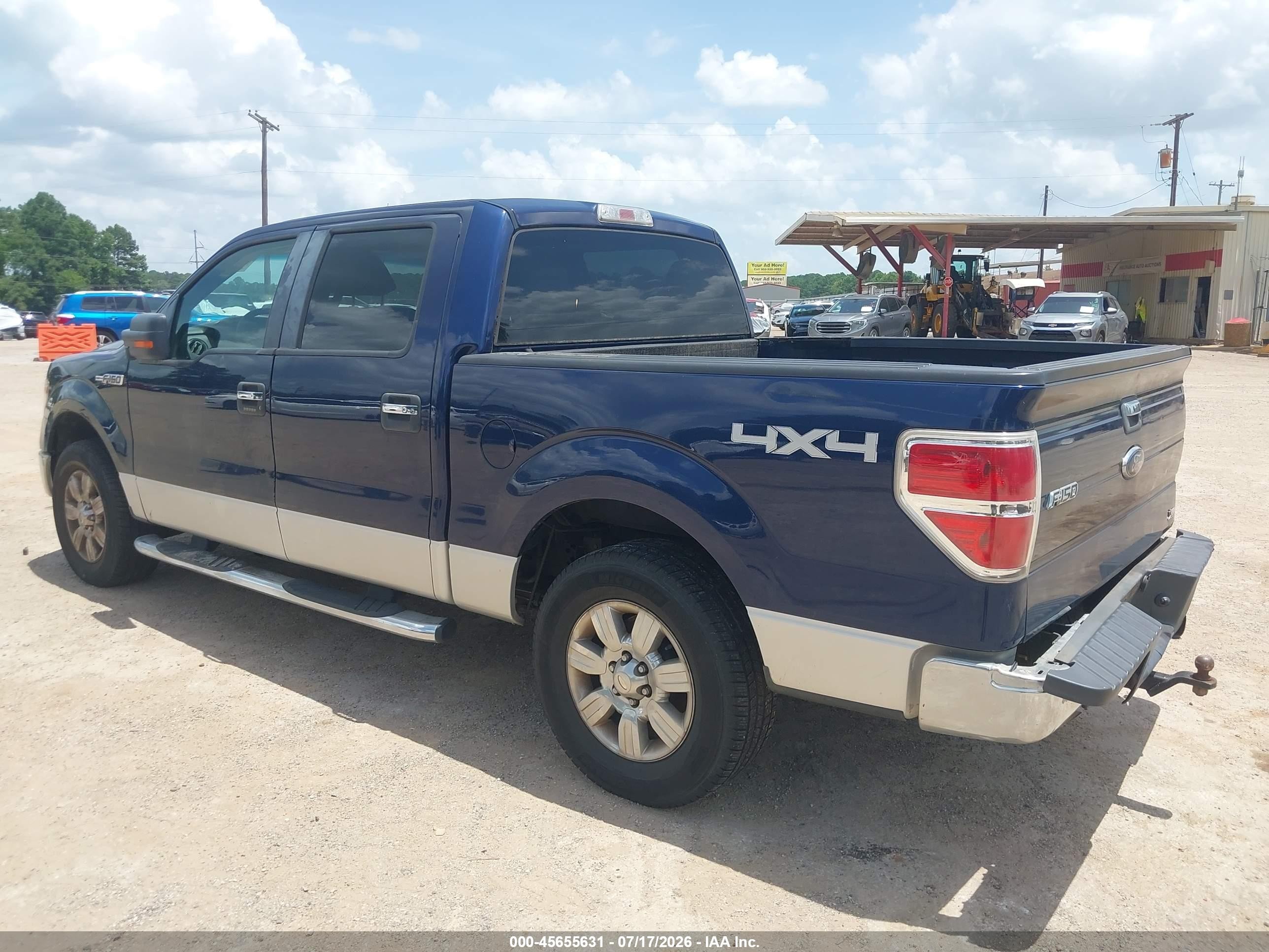 2010 Ford F-150 Fx4/harley-davidson/king Ranch/lariat/platinum/xl/xlt Blue vin: 1FTFW1EV7AFB09864