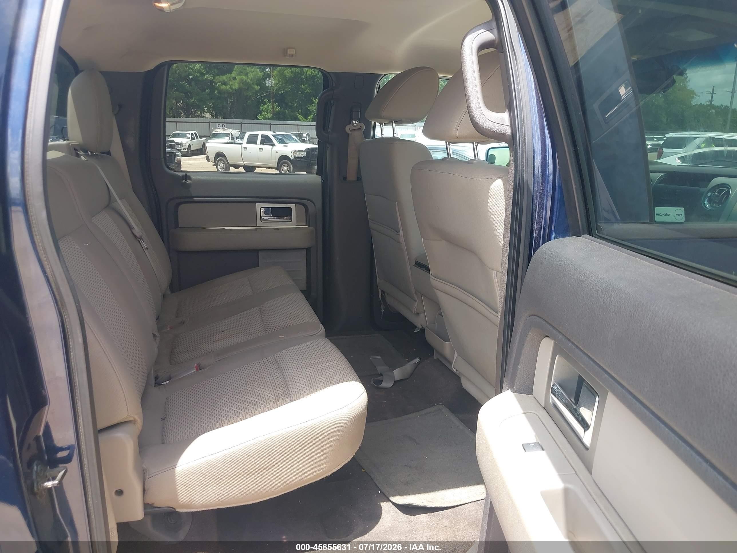 2010 Ford F-150 Fx4/harley-davidson/king Ranch/lariat/platinum/xl/xlt Blue vin: 1FTFW1EV7AFB09864