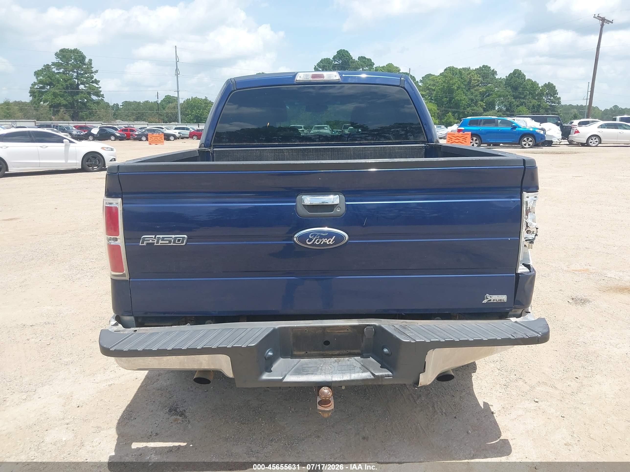 2010 Ford F-150 Fx4/harley-davidson/king Ranch/lariat/platinum/xl/xlt Blue vin: 1FTFW1EV7AFB09864