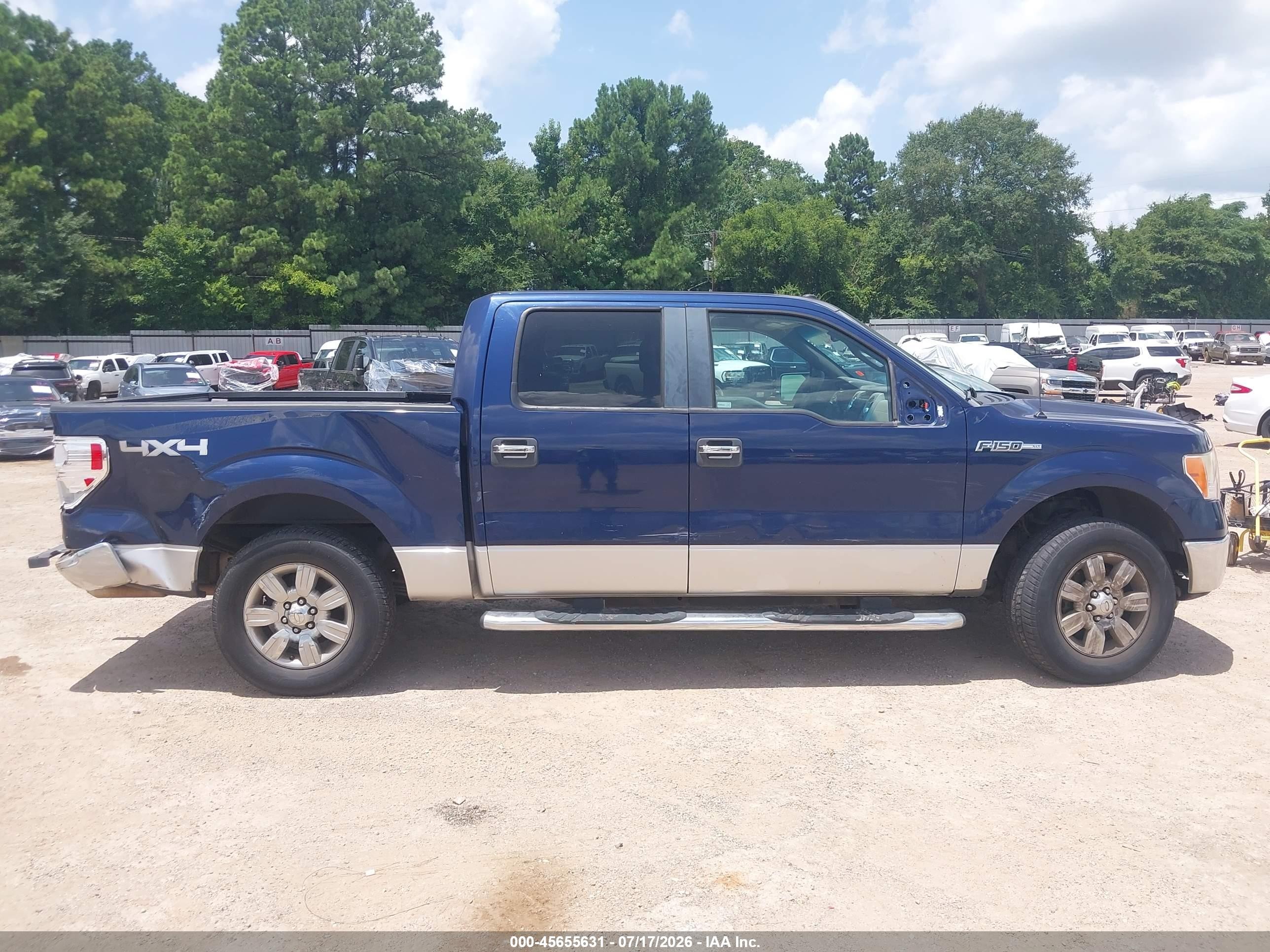 2010 Ford F-150 Fx4/harley-davidson/king Ranch/lariat/platinum/xl/xlt Blue vin: 1FTFW1EV7AFB09864