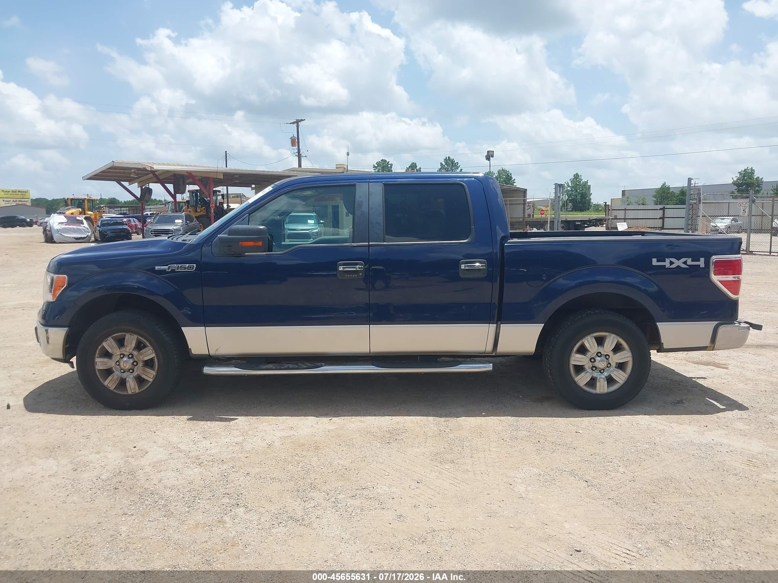 2010 Ford F-150 Fx4/harley-davidson/king Ranch/lariat/platinum/xl/xlt Blue vin: 1FTFW1EV7AFB09864