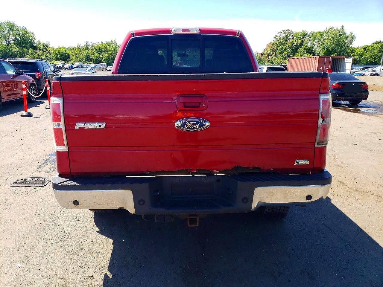 2010 Ford F150 Supercrew Red vin: 1FTFW1EV7AFB12876