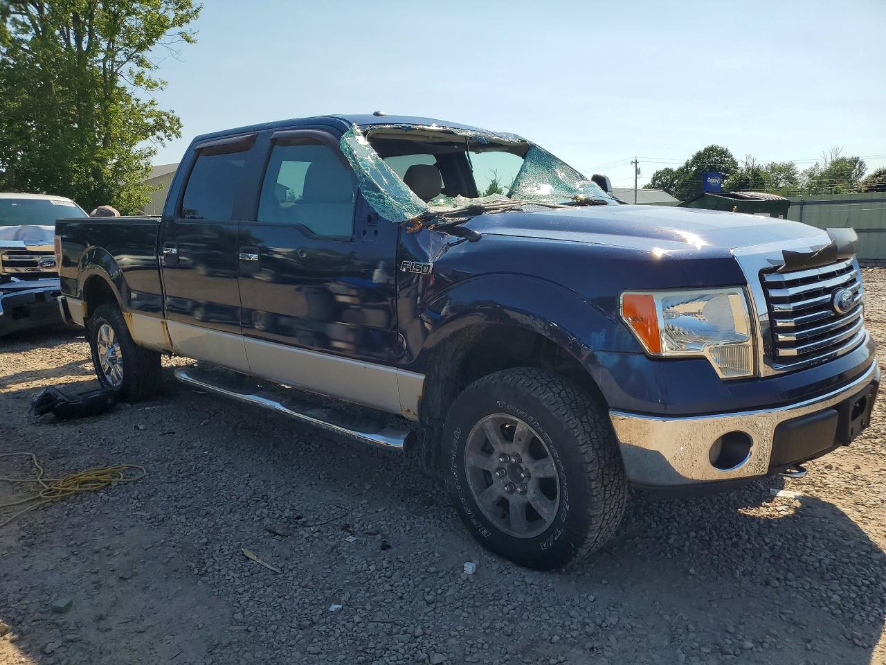 2010 Ford F150 Supercrew Blue vin: 1FTFW1EV7AFC47081