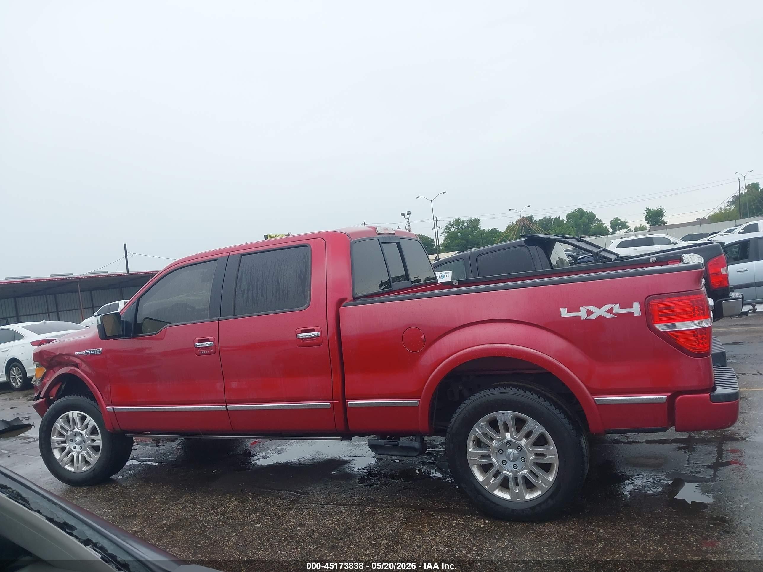 2010 Ford F-150 Platinum Красный vin: 1FTFW1EV7AFC84714
