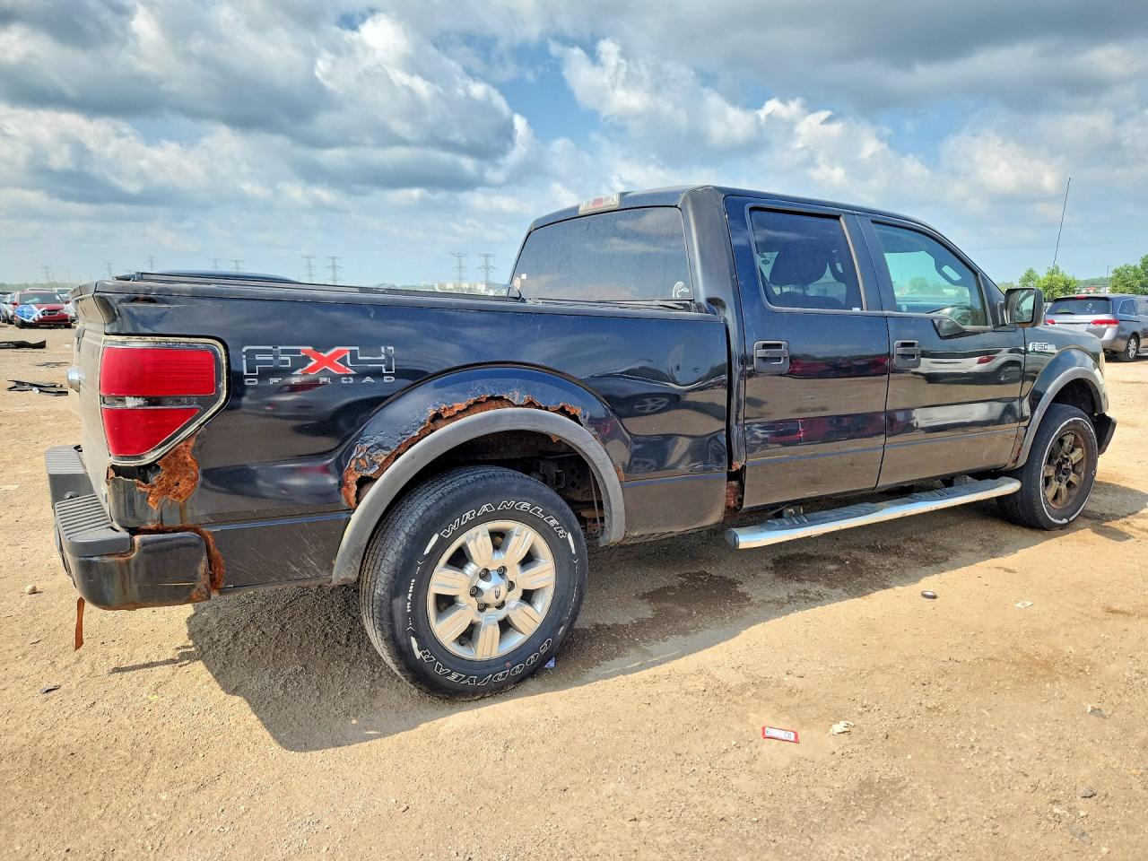 2010 Ford F150 Supercrew Black vin: 1FTFW1EV7AFD27965