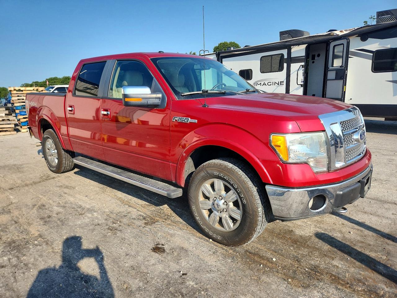 2010 Ford F150 Supercrew Red vin: 1FTFW1EV7AFD33264