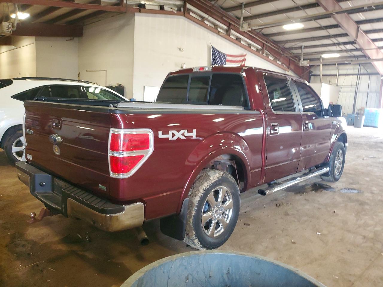 2010 Ford F150 Supercrew Burgundy vin: 1FTFW1EV7AFD33944
