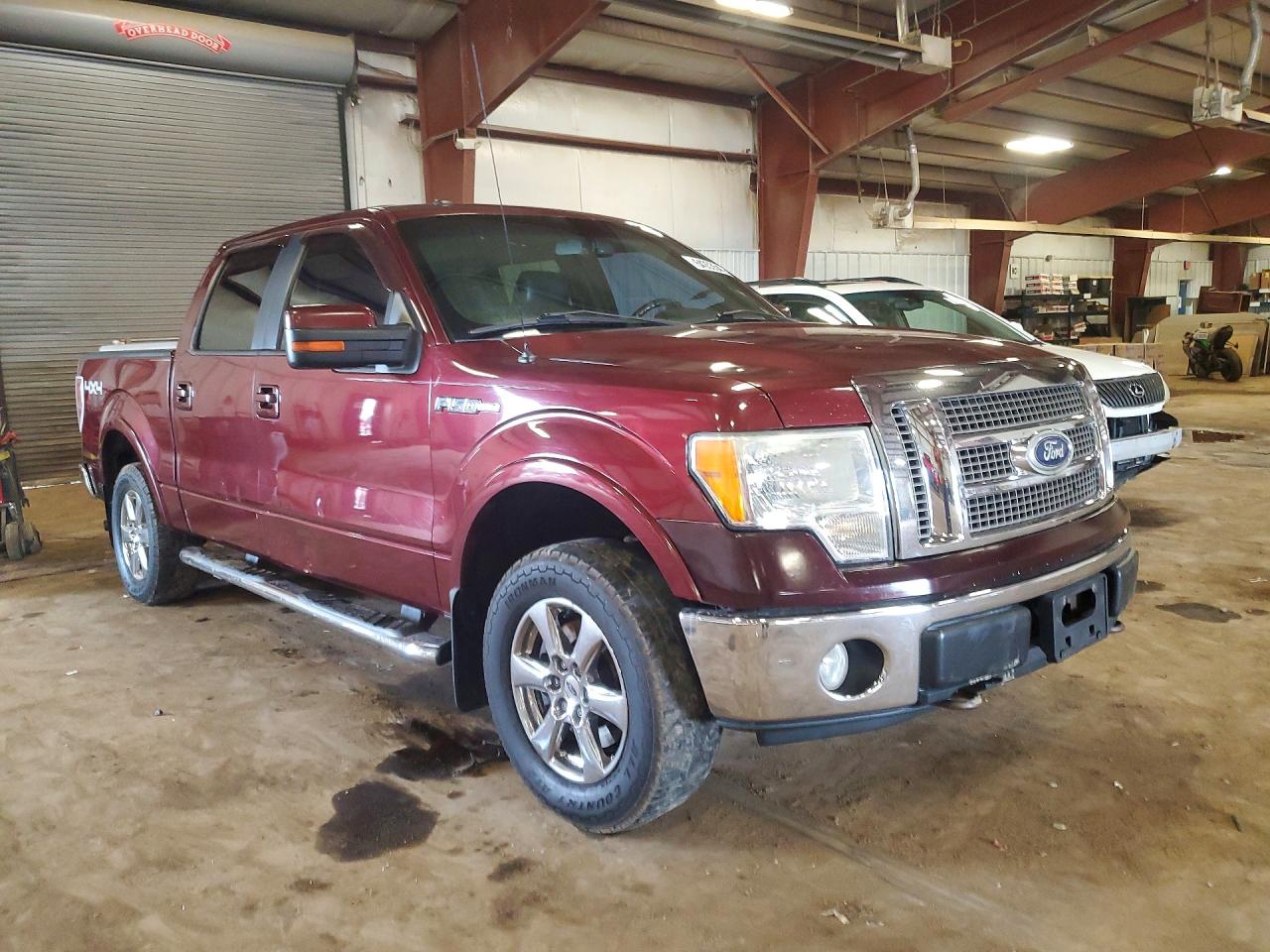 2010 Ford F150 Supercrew Burgundy vin: 1FTFW1EV7AFD33944